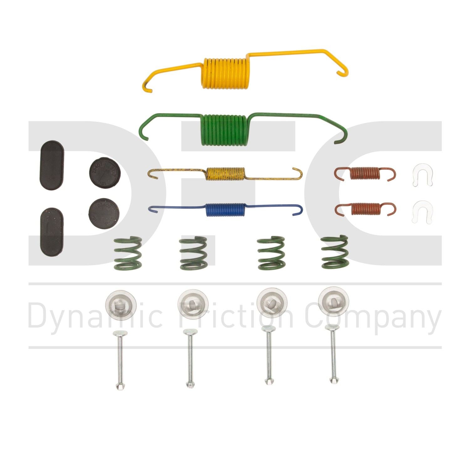 Dynamic Friction Company Drum Brake Hardware Kit  top view frsport 370-76022