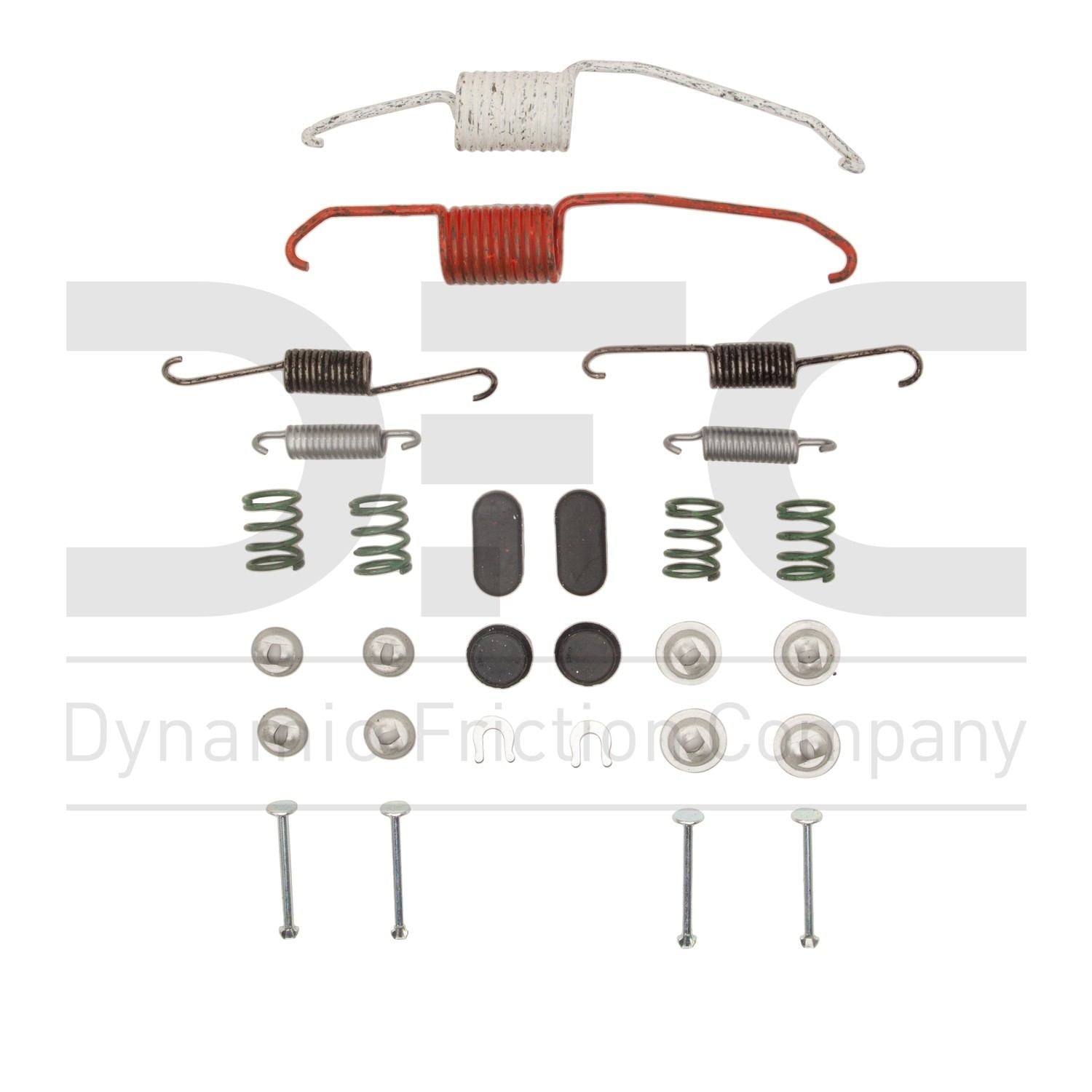 Dynamic Friction Company Drum Brake Hardware Kit  top view frsport 370-91001