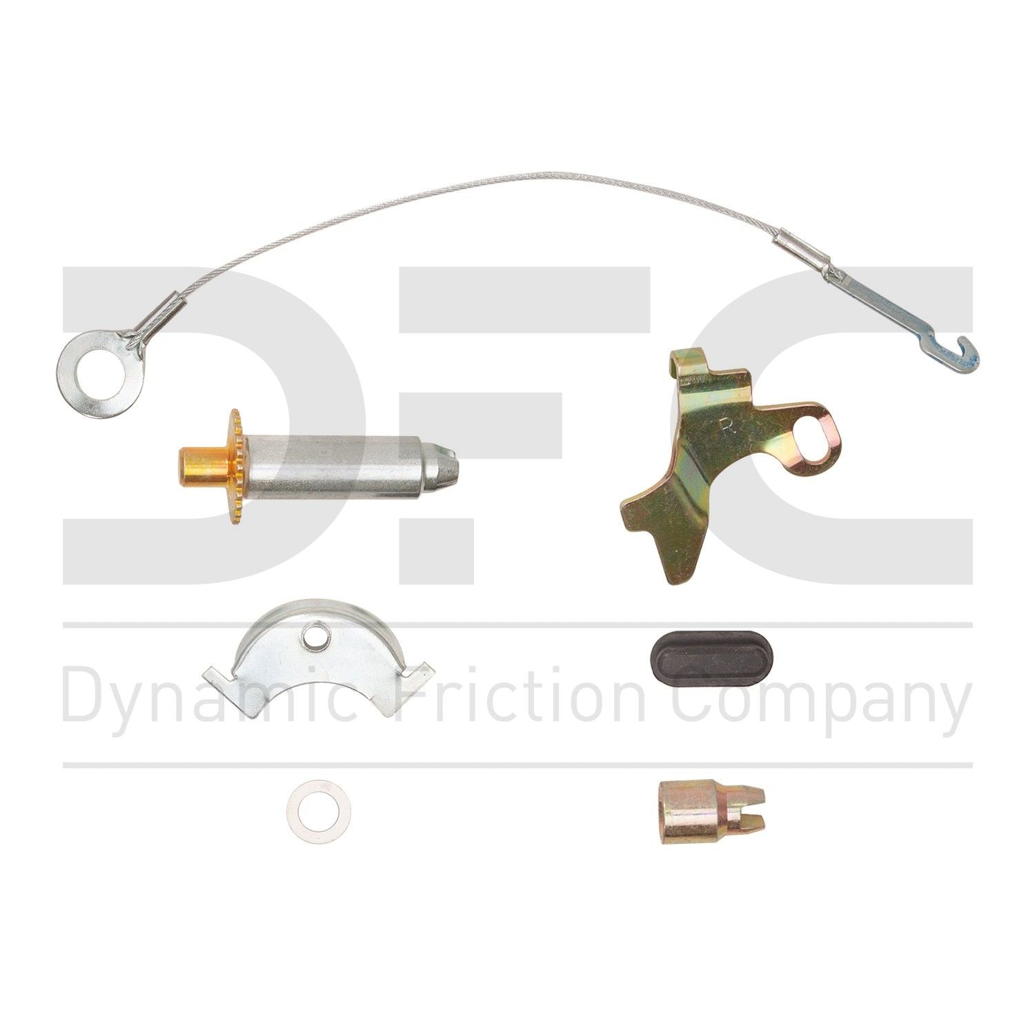 Dynamic Friction Company Drum Brake Adjuster  top view frsport 372-54004