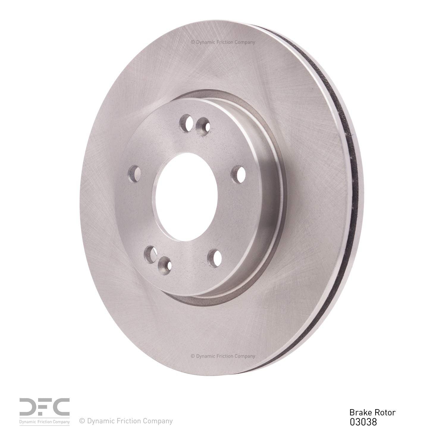 dynamic friction company disc brake rotor  frsport 600-03038