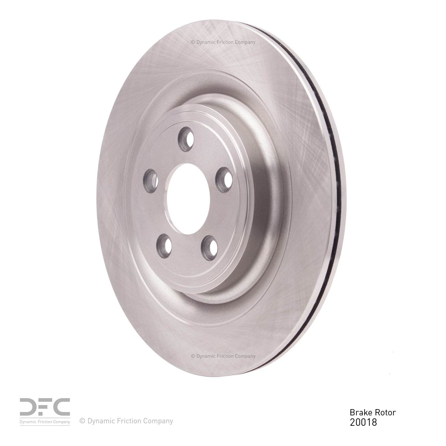 dynamic friction company disc brake rotor  frsport 600-20018