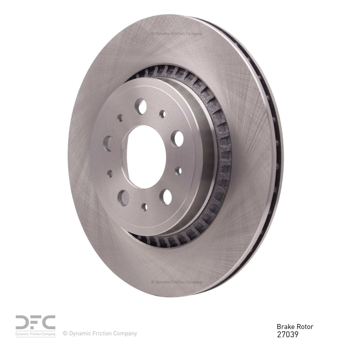 dynamic friction company disc brake rotor  frsport 600-27039