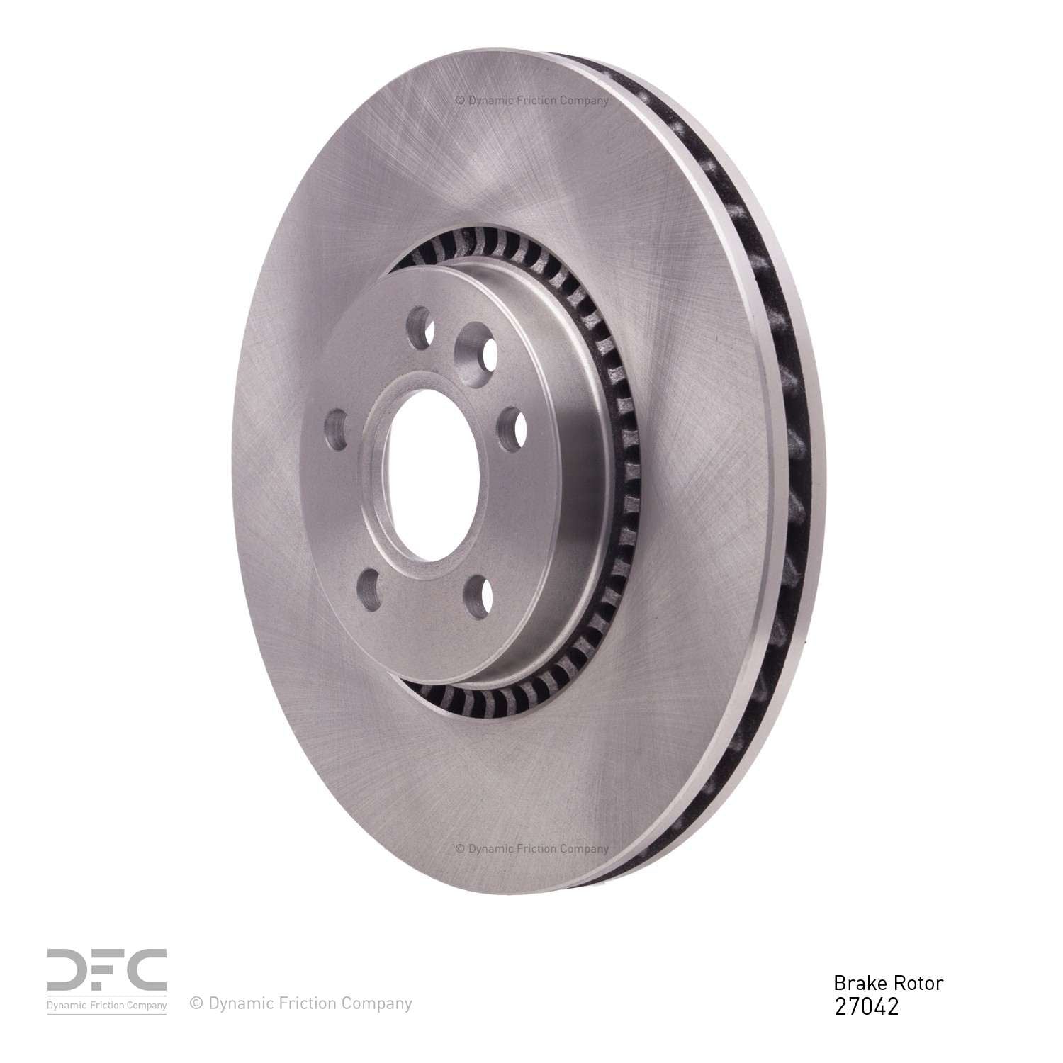 dynamic friction company disc brake rotor  frsport 600-27042