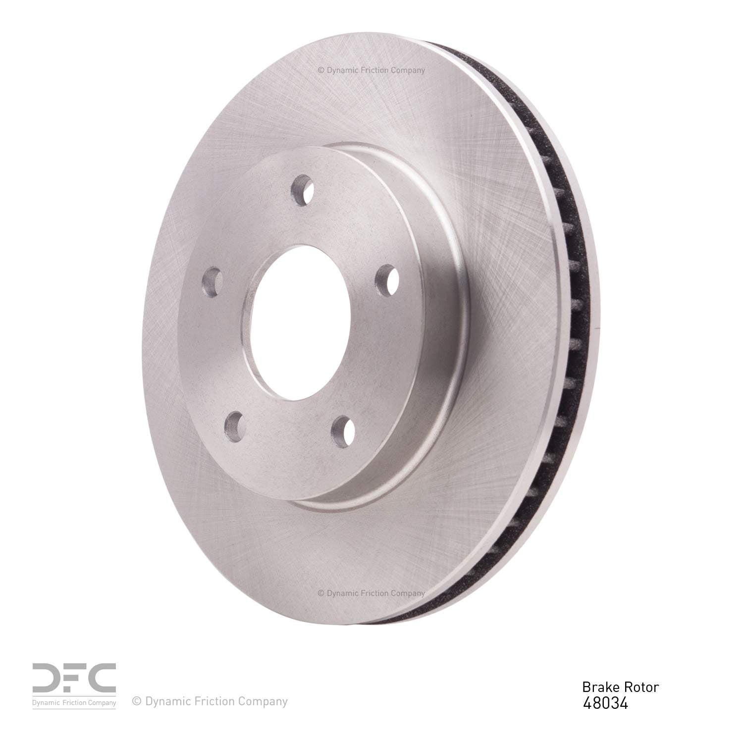 dynamic friction company disc brake rotor  frsport 600-48034