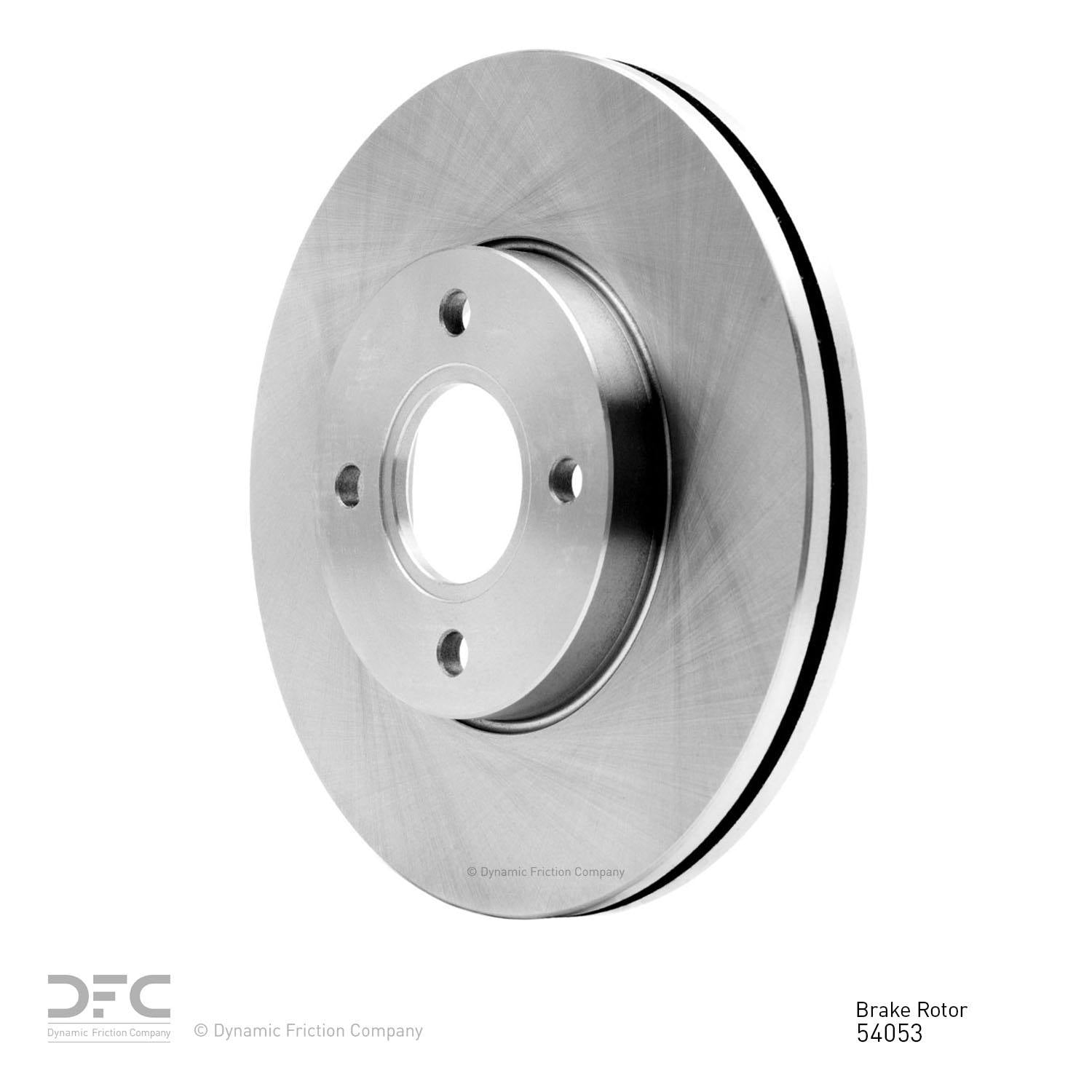 dynamic friction company disc brake rotor  frsport 600-54053