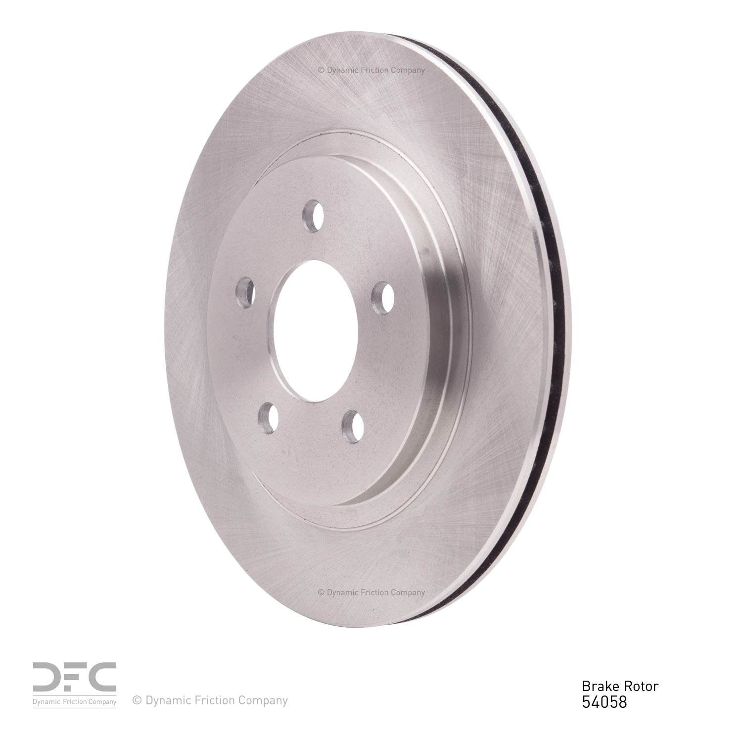 dynamic friction company disc brake rotor  frsport 600-54058