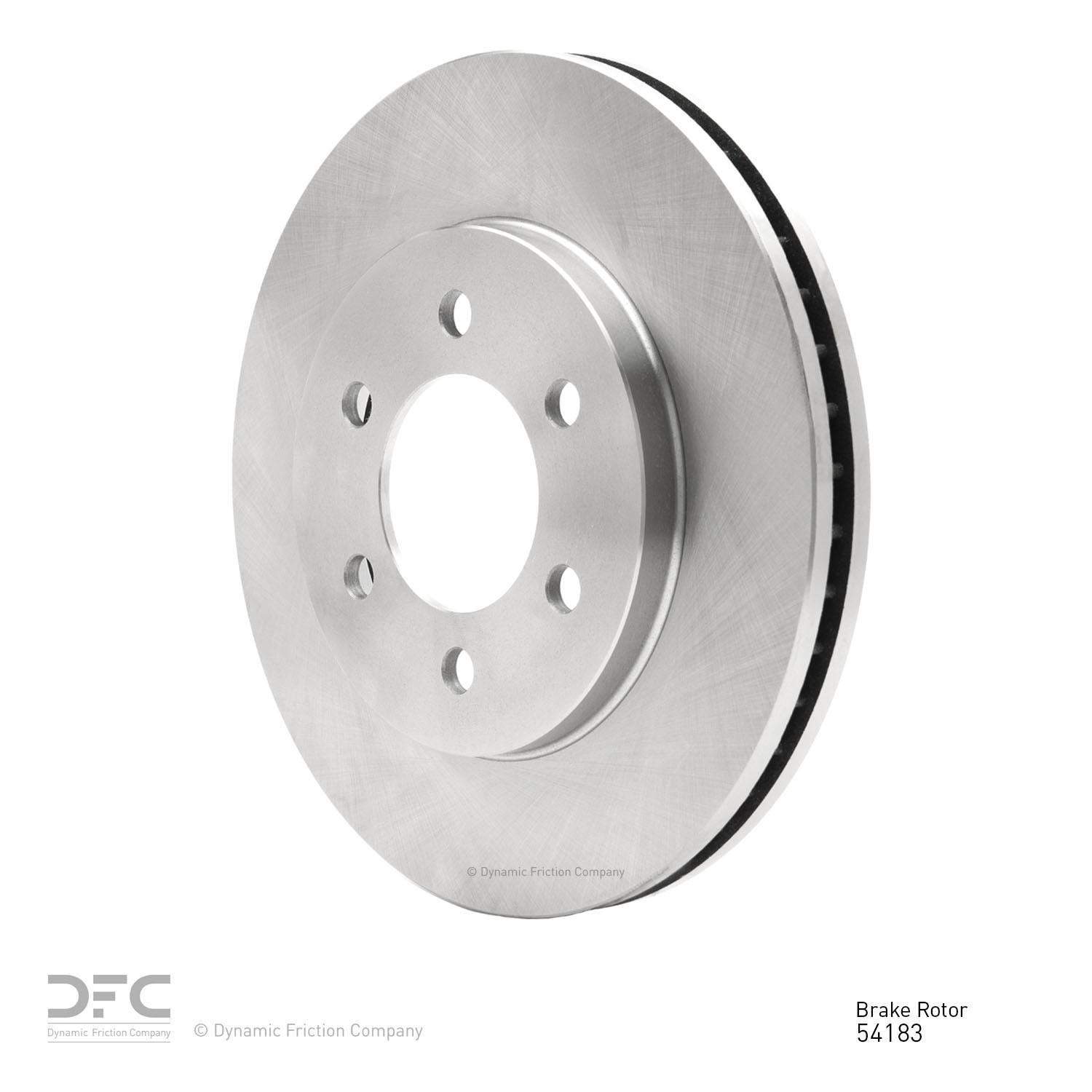 dynamic friction company disc brake rotor  frsport 600-54183