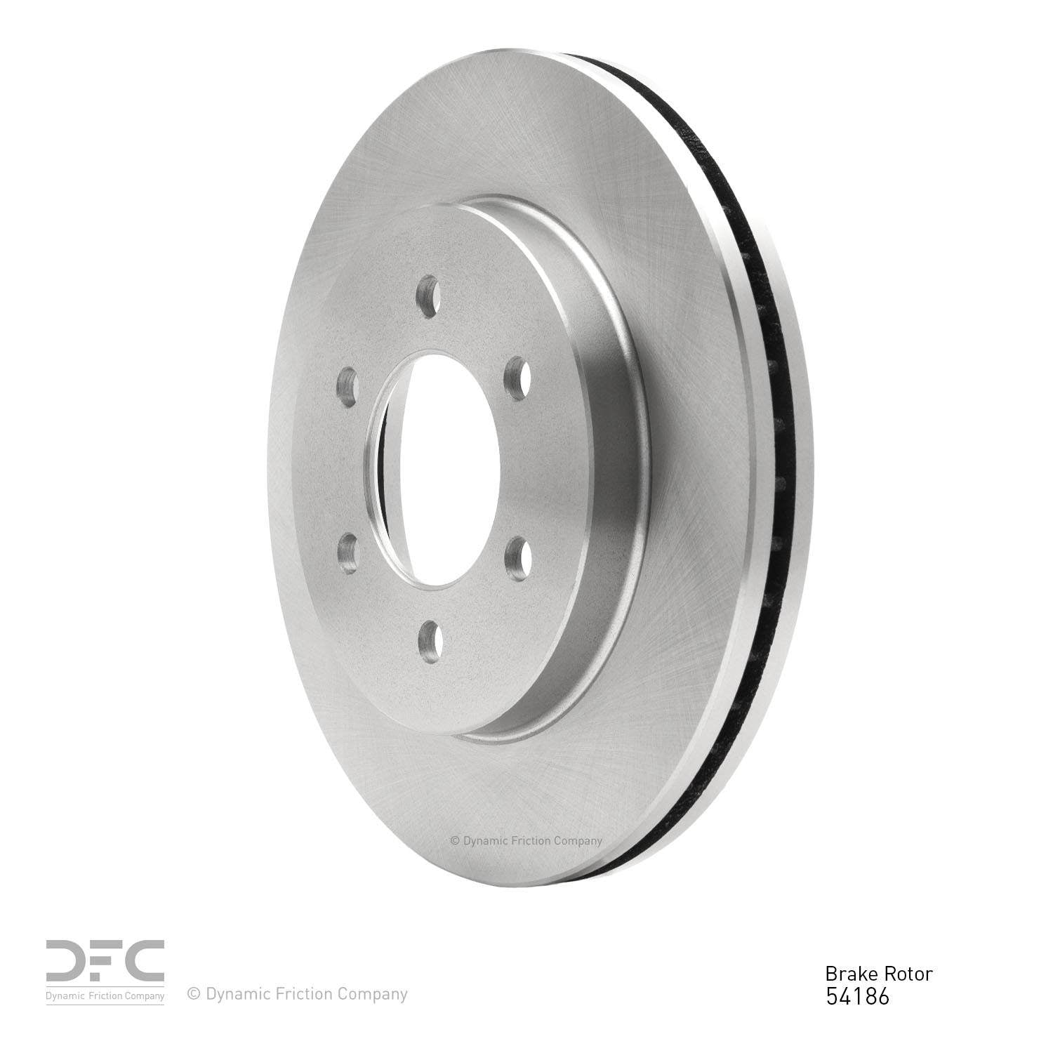 dynamic friction company disc brake rotor  frsport 600-54186