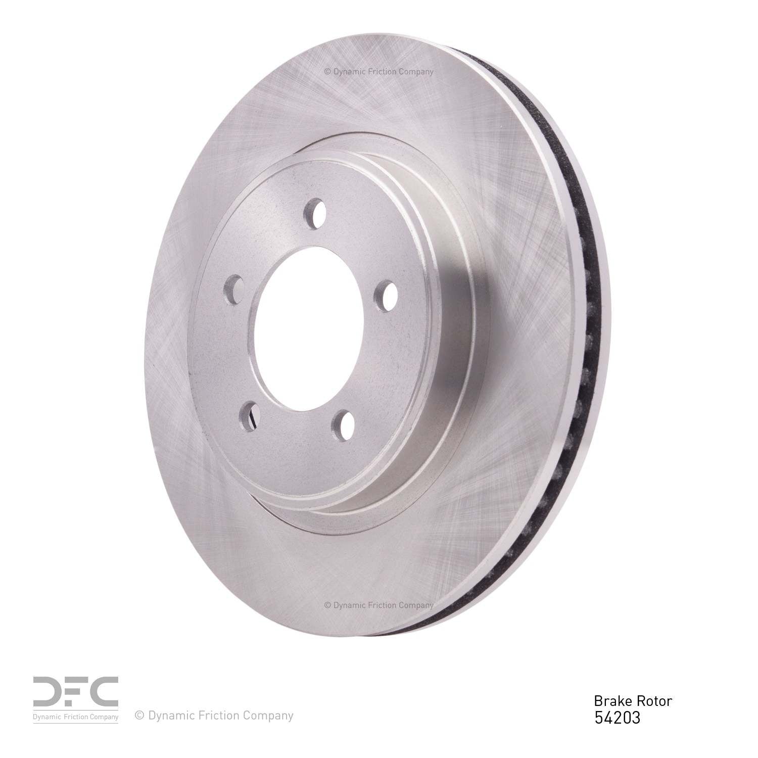 dynamic friction company disc brake rotor  frsport 600-54203