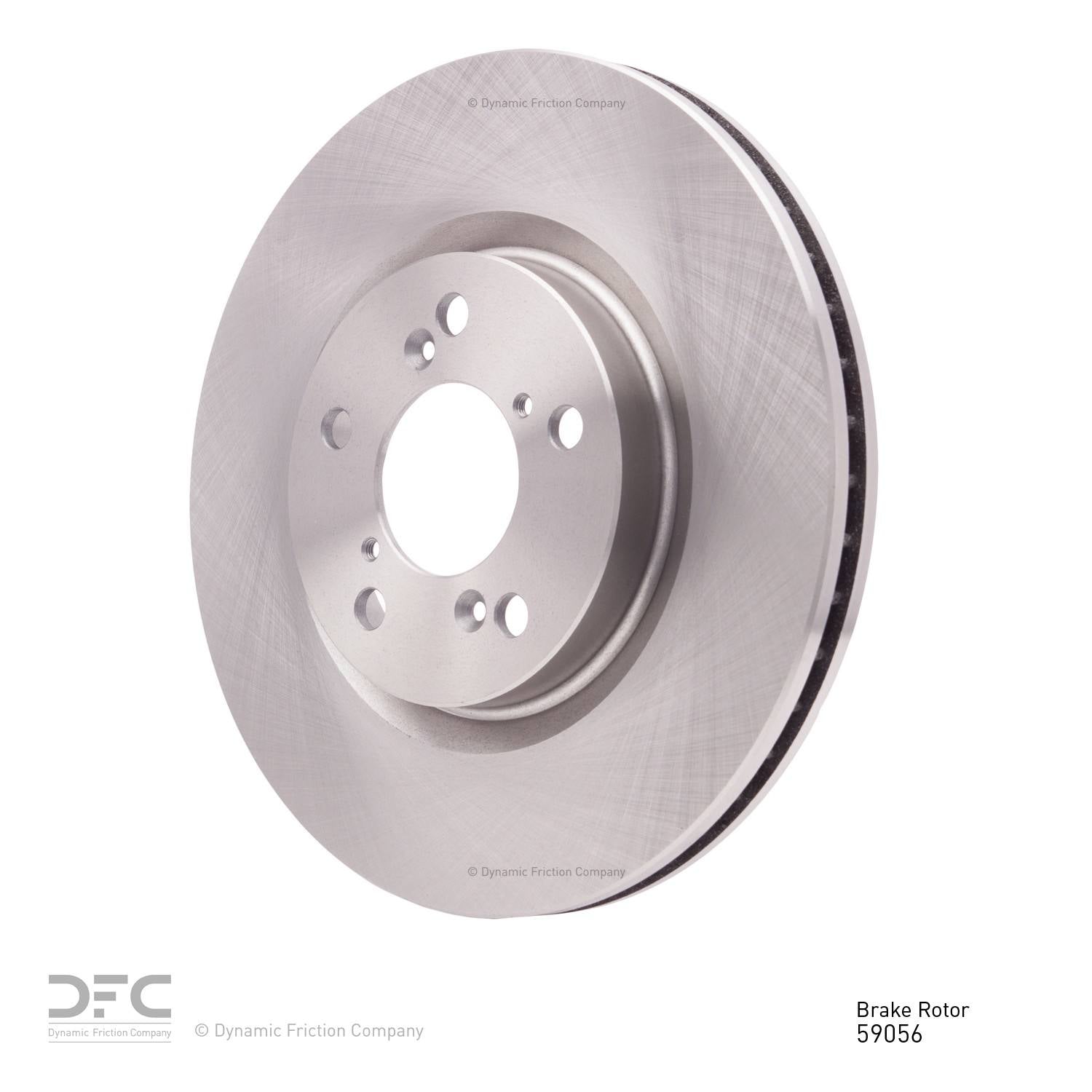 dynamic friction company disc brake rotor  frsport 600-59056