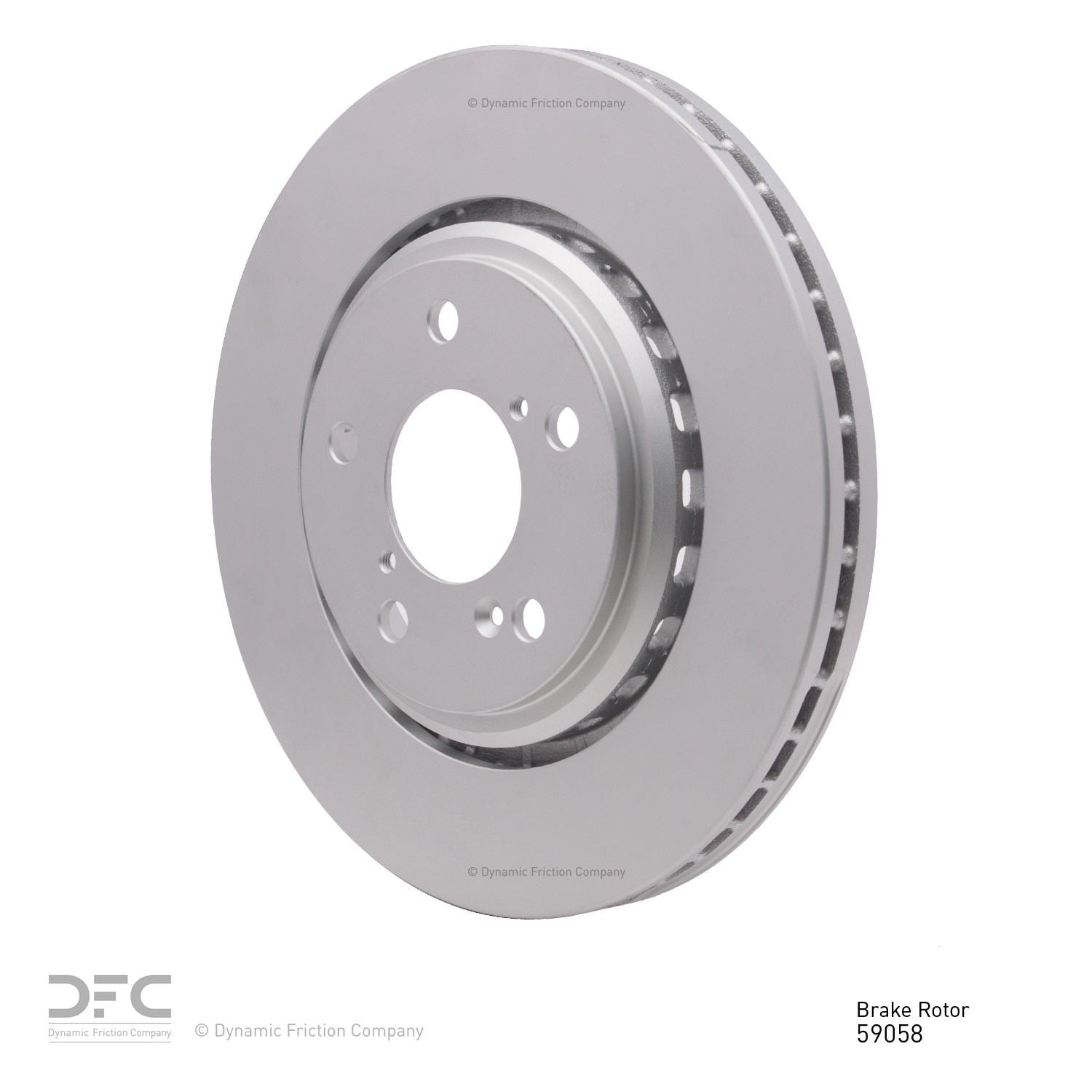 dynamic friction company disc brake rotor  frsport 600-59058