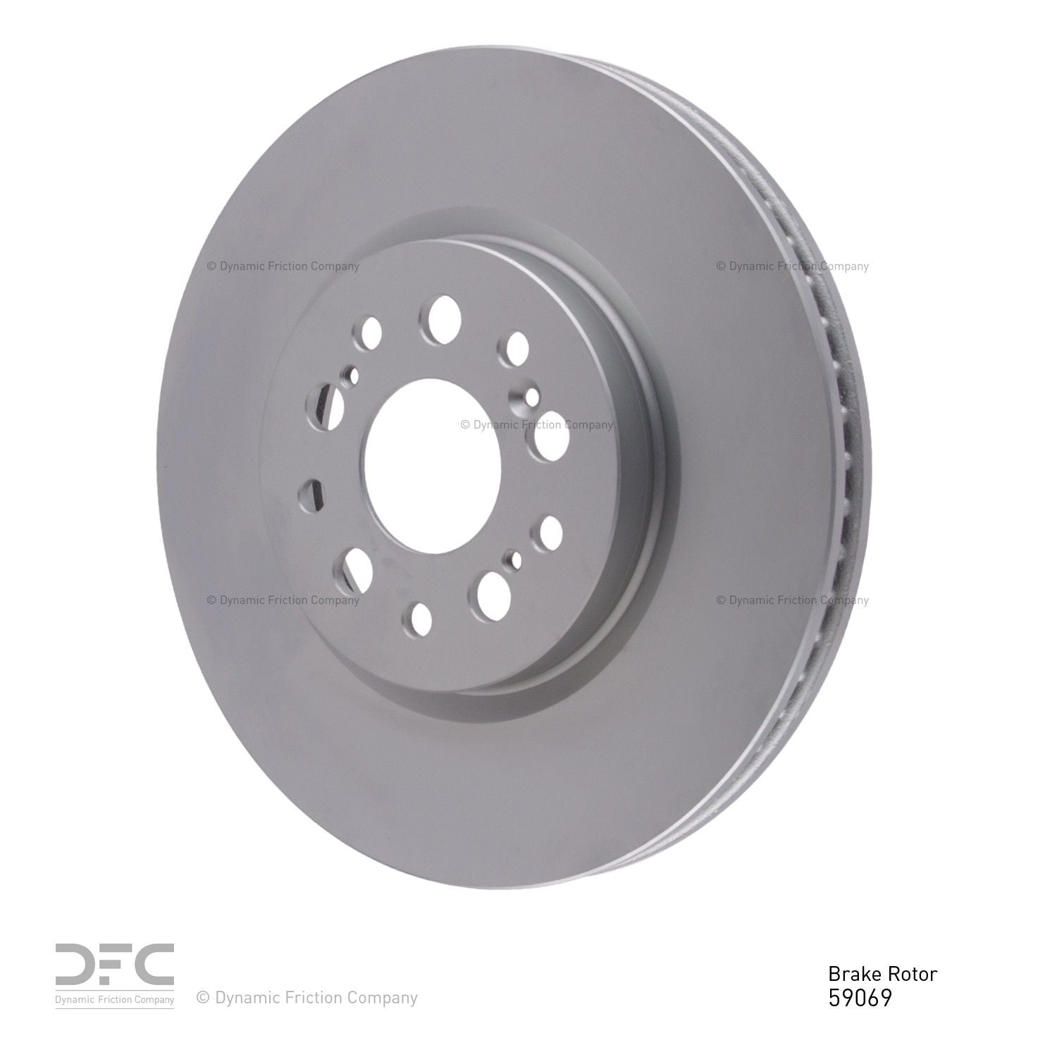 dynamic friction company disc brake rotor  frsport 600-59069