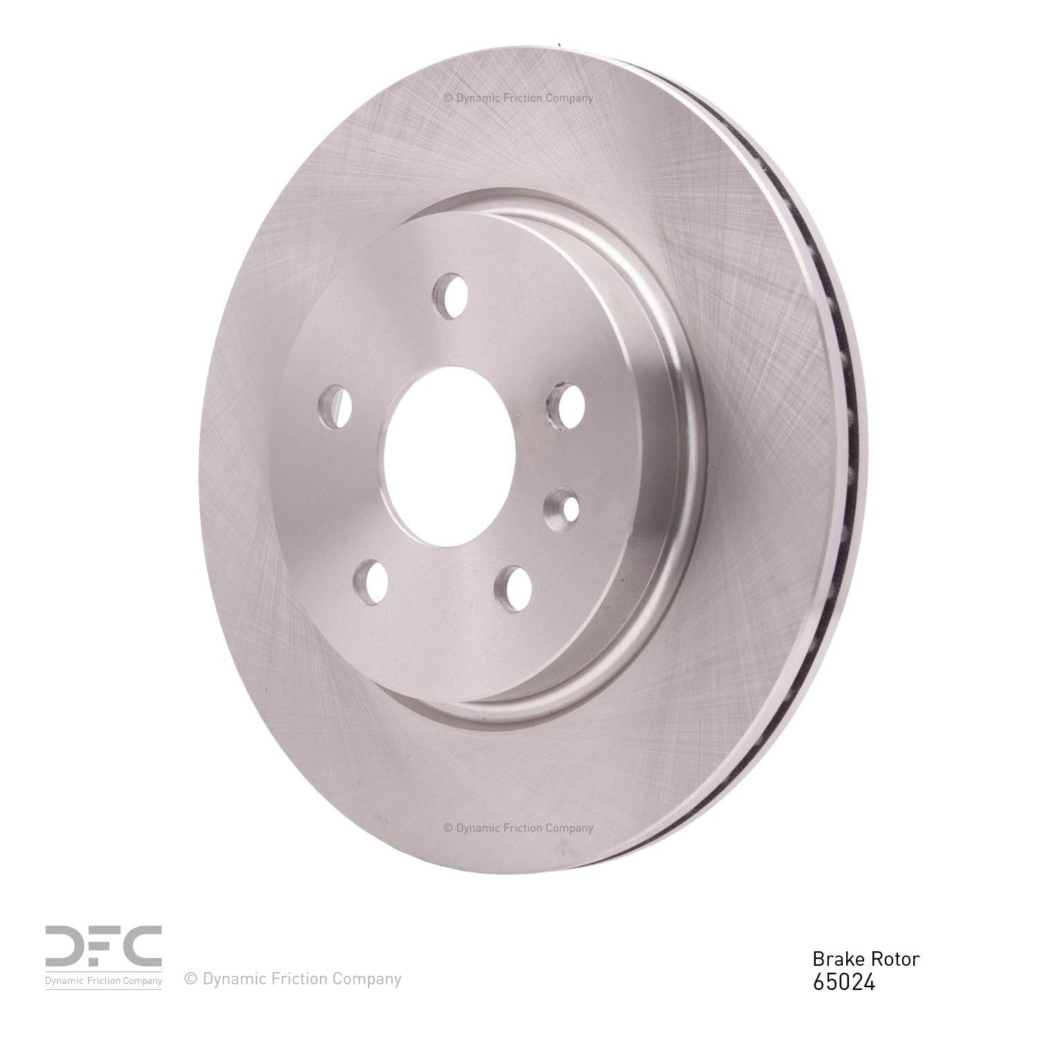 dynamic friction company disc brake rotor  frsport 600-65024