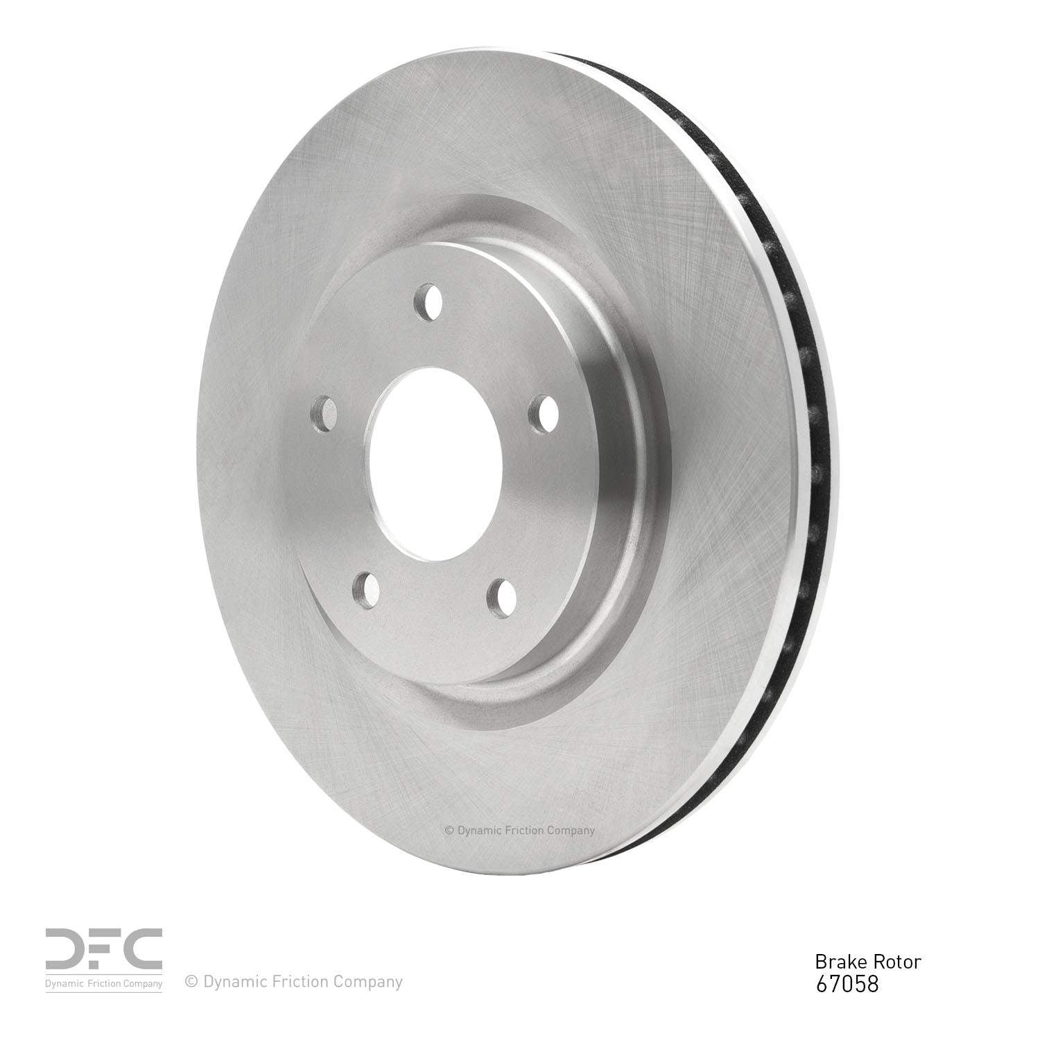 dynamic friction company disc brake rotor  frsport 600-67058