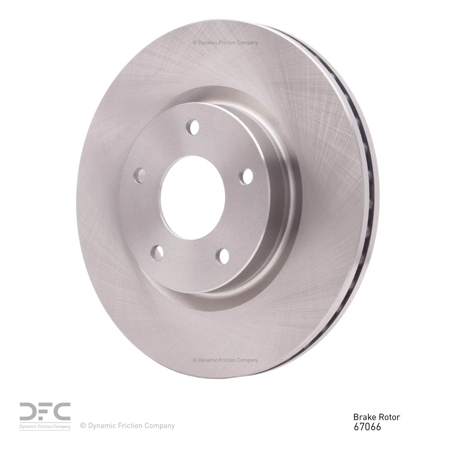 dynamic friction company disc brake rotor  frsport 600-67066