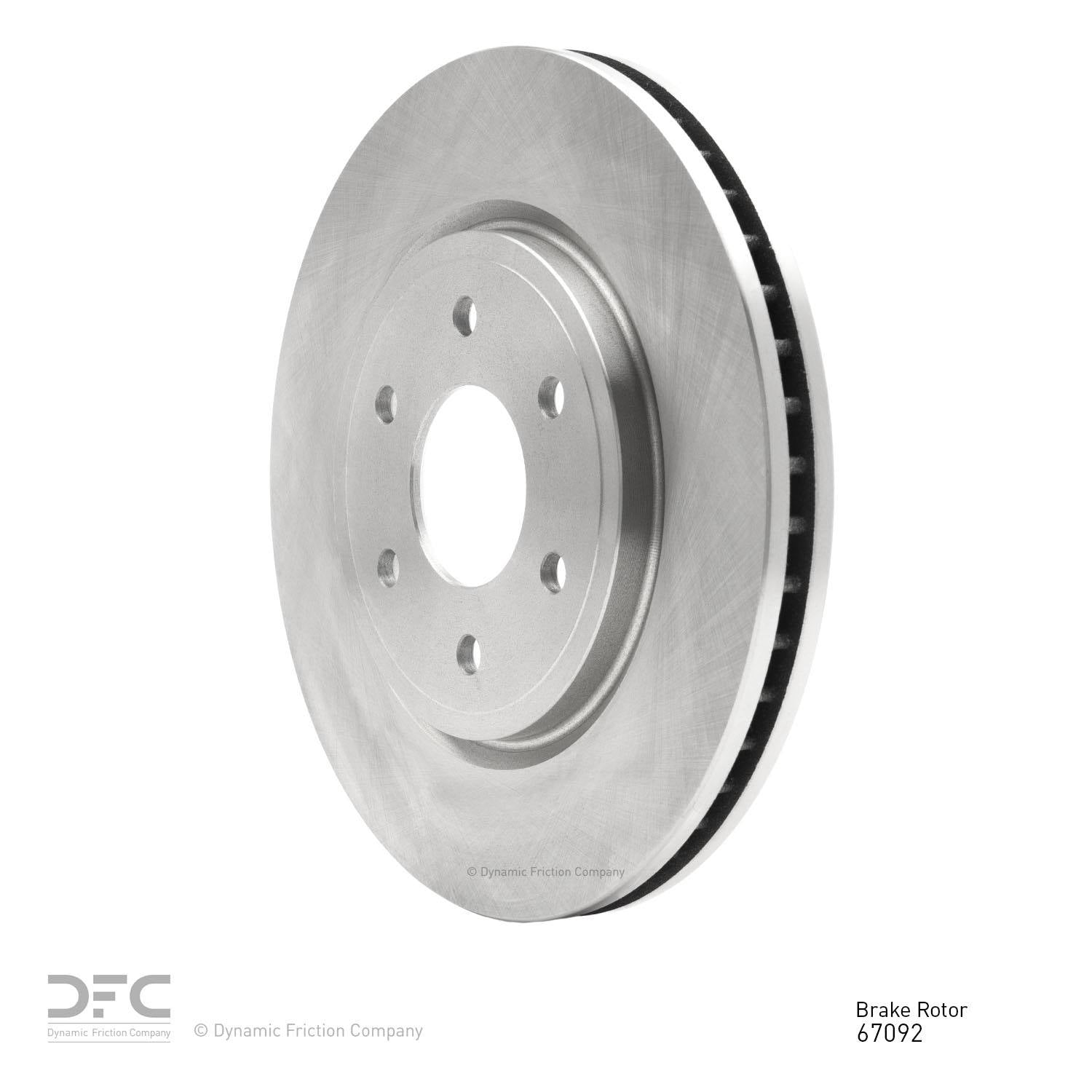 dynamic friction company disc brake rotor  frsport 600-67092