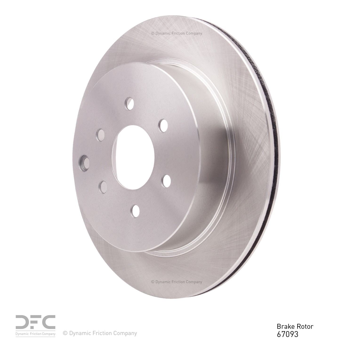 dynamic friction company disc brake rotor  frsport 600-67093