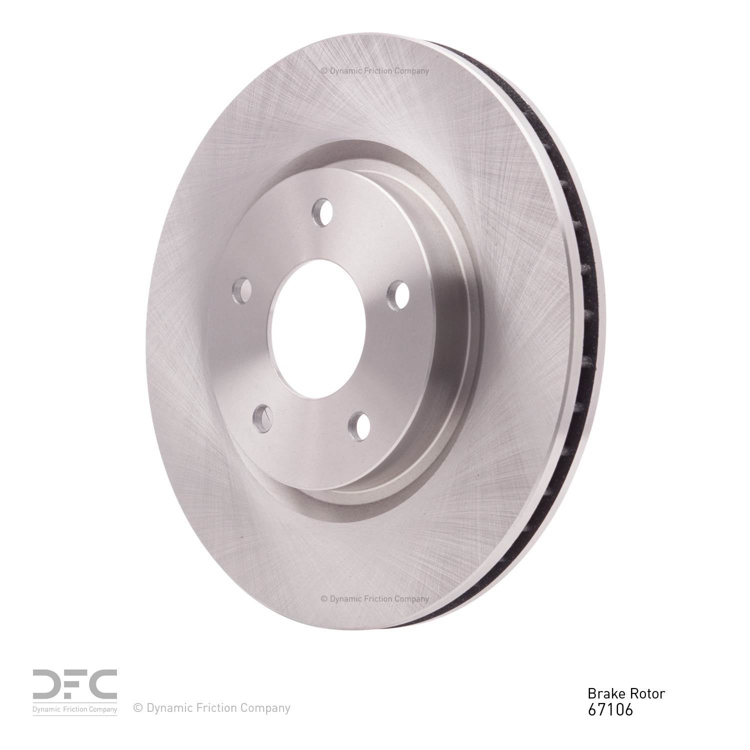 dynamic friction company disc brake rotor  frsport 600-67106