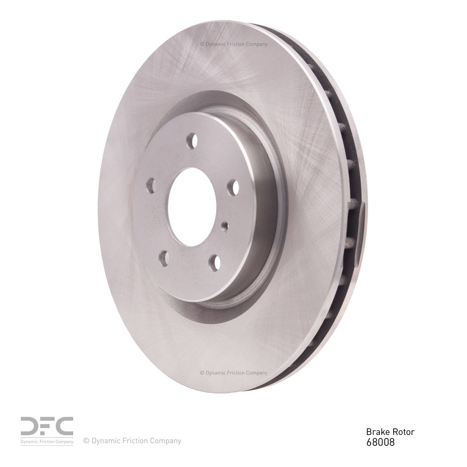 dynamic friction company disc brake rotor  frsport 600-68008