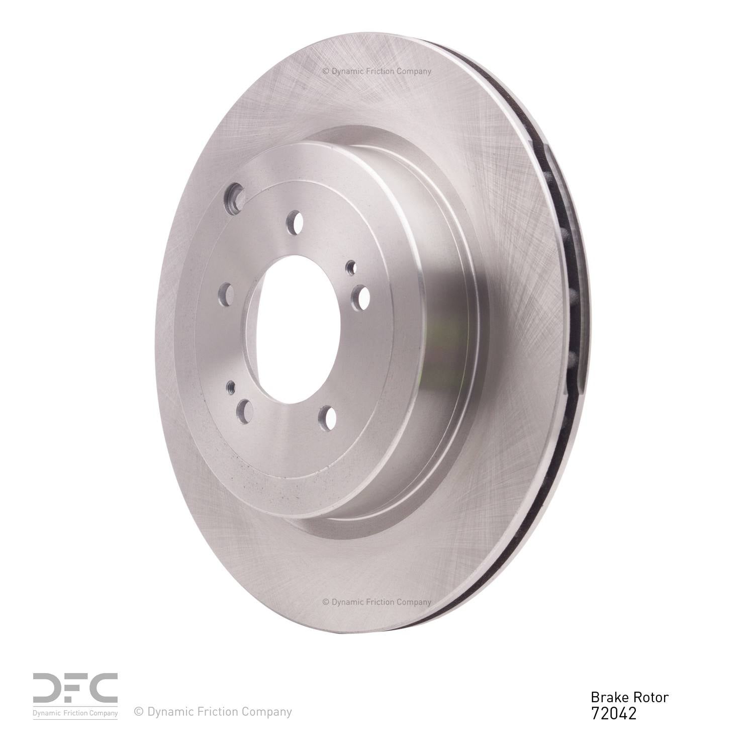 dynamic friction company disc brake rotor  frsport 600-72042