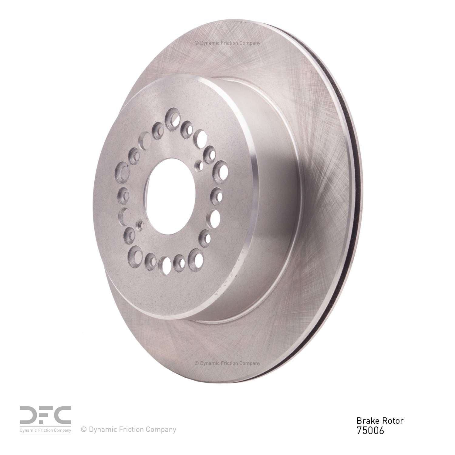 dynamic friction company disc brake rotor  frsport 600-75006