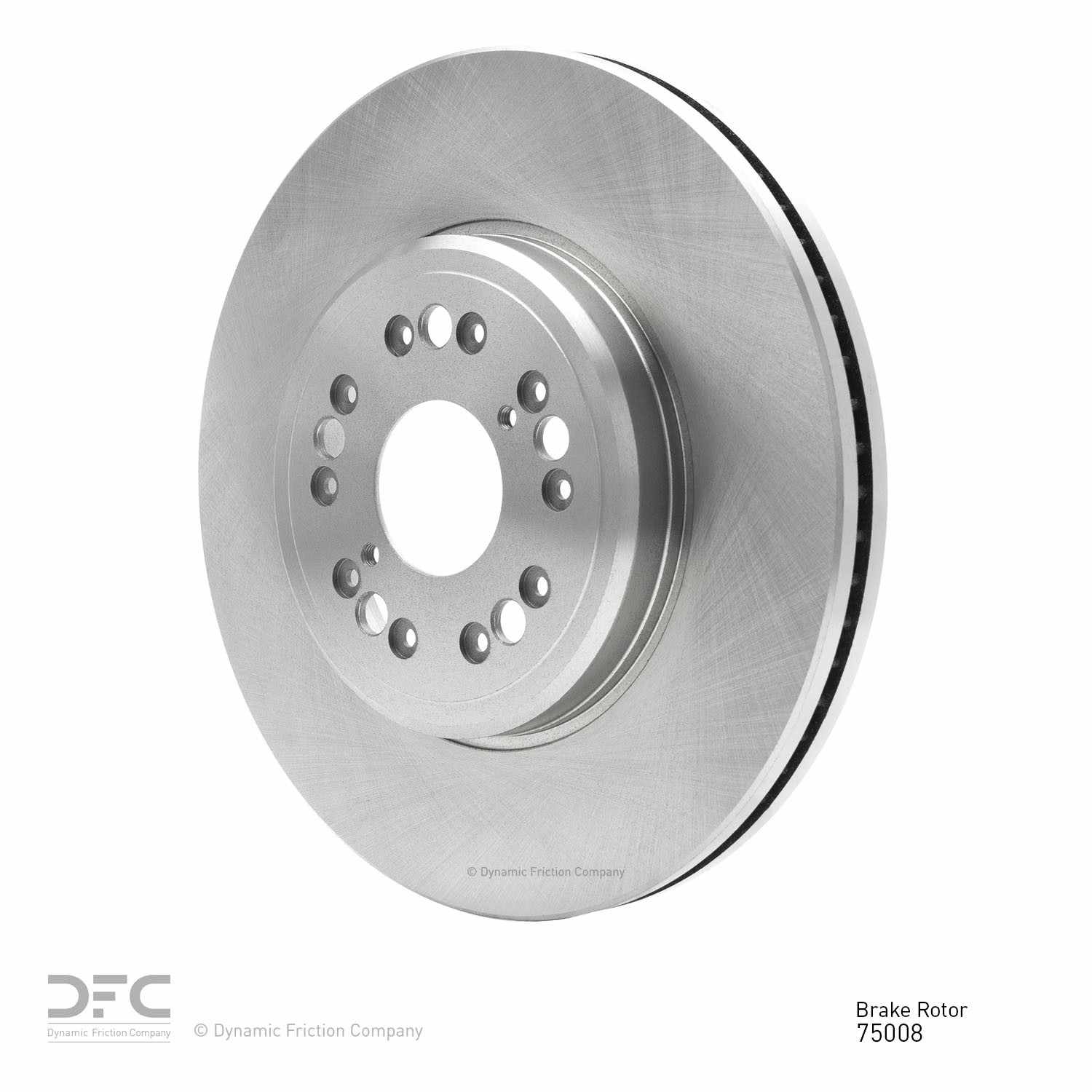 dynamic friction company disc brake rotor  frsport 600-75008