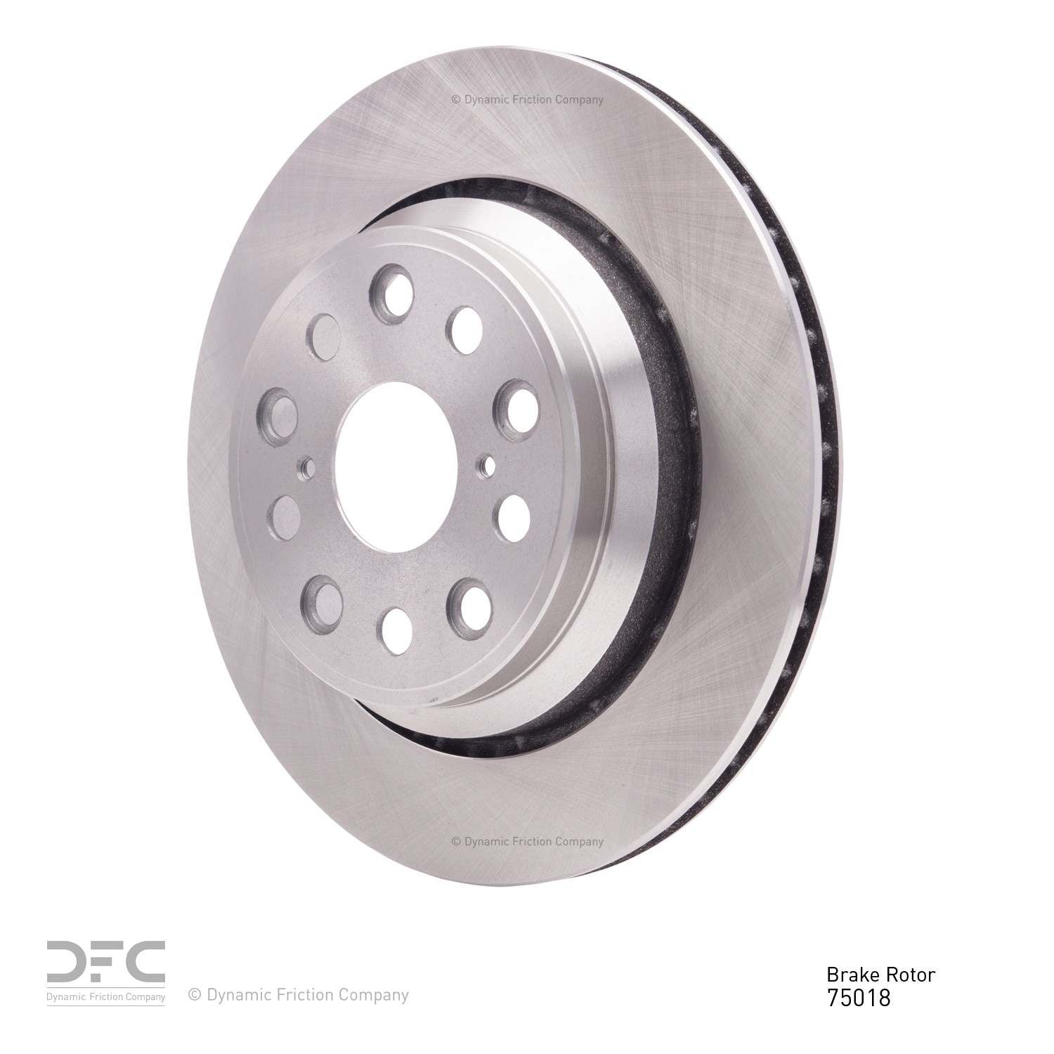 dynamic friction company disc brake rotor  frsport 600-75018