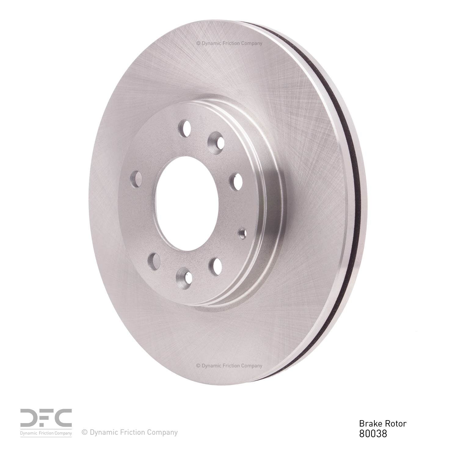 dynamic friction company disc brake rotor  frsport 600-80038