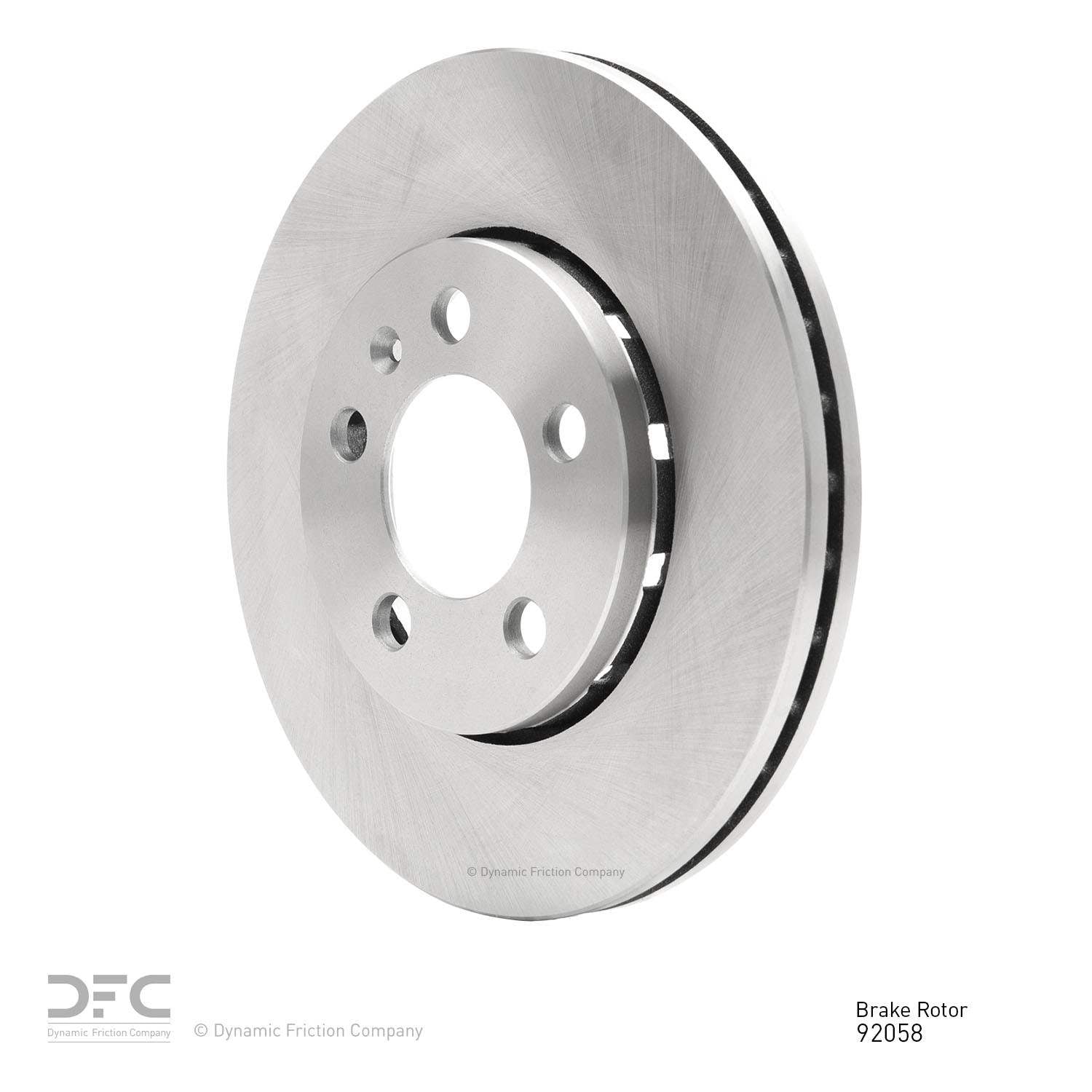 dynamic friction company disc brake rotor  frsport 600-92058