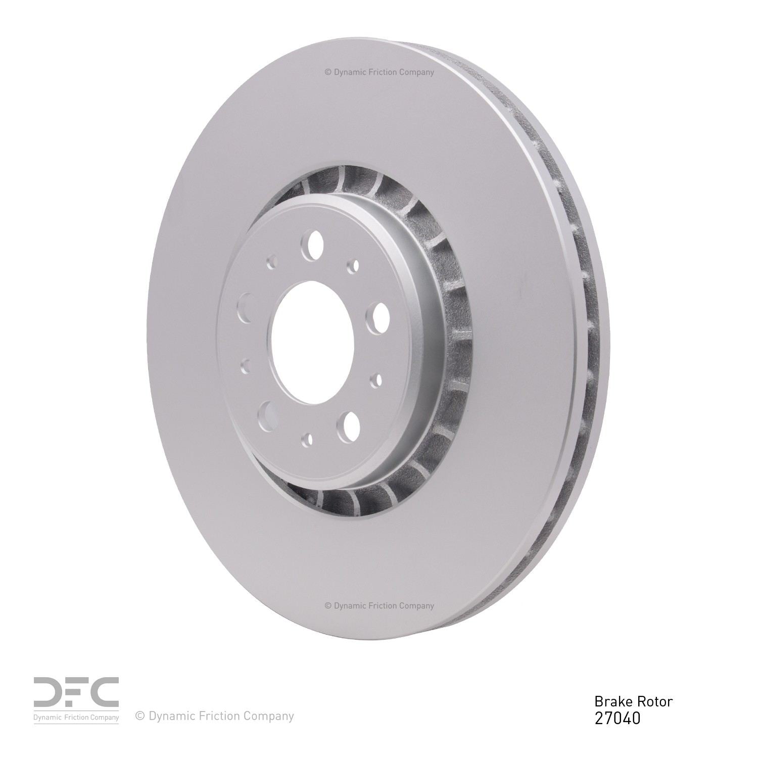 dynamic friction company disc brake rotor  frsport 604-27040