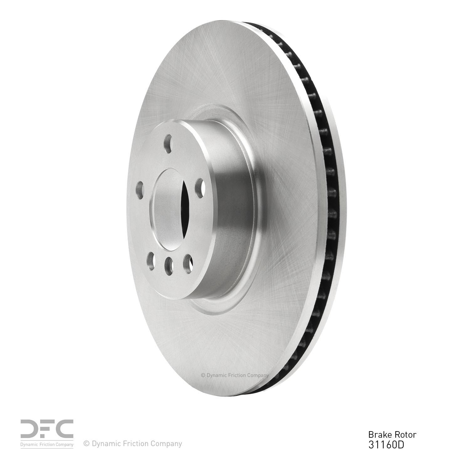 dynamic friction company disc brake rotor  frsport 604-31160d