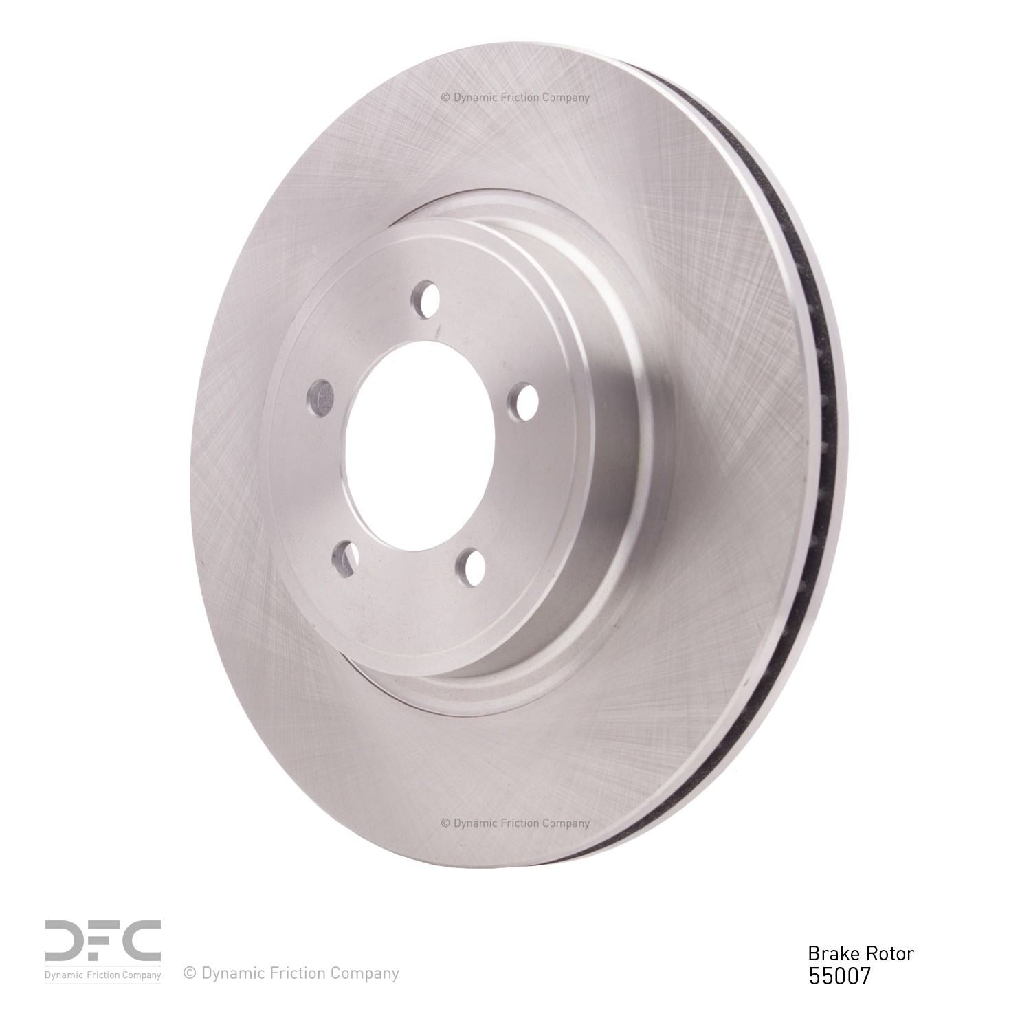 dynamic friction company disc brake rotor  frsport 604-55007