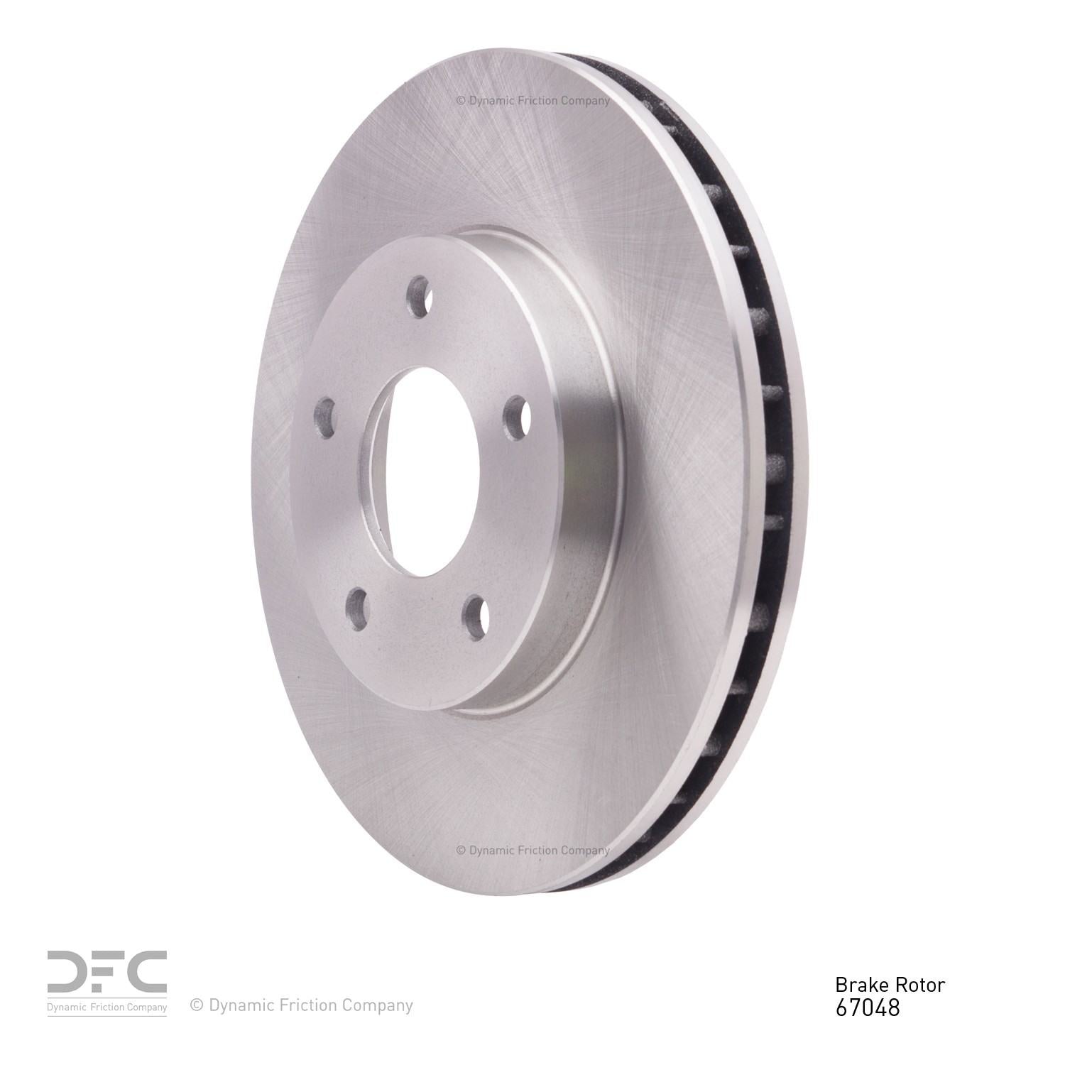 dynamic friction company disc brake rotor  frsport 604-67048