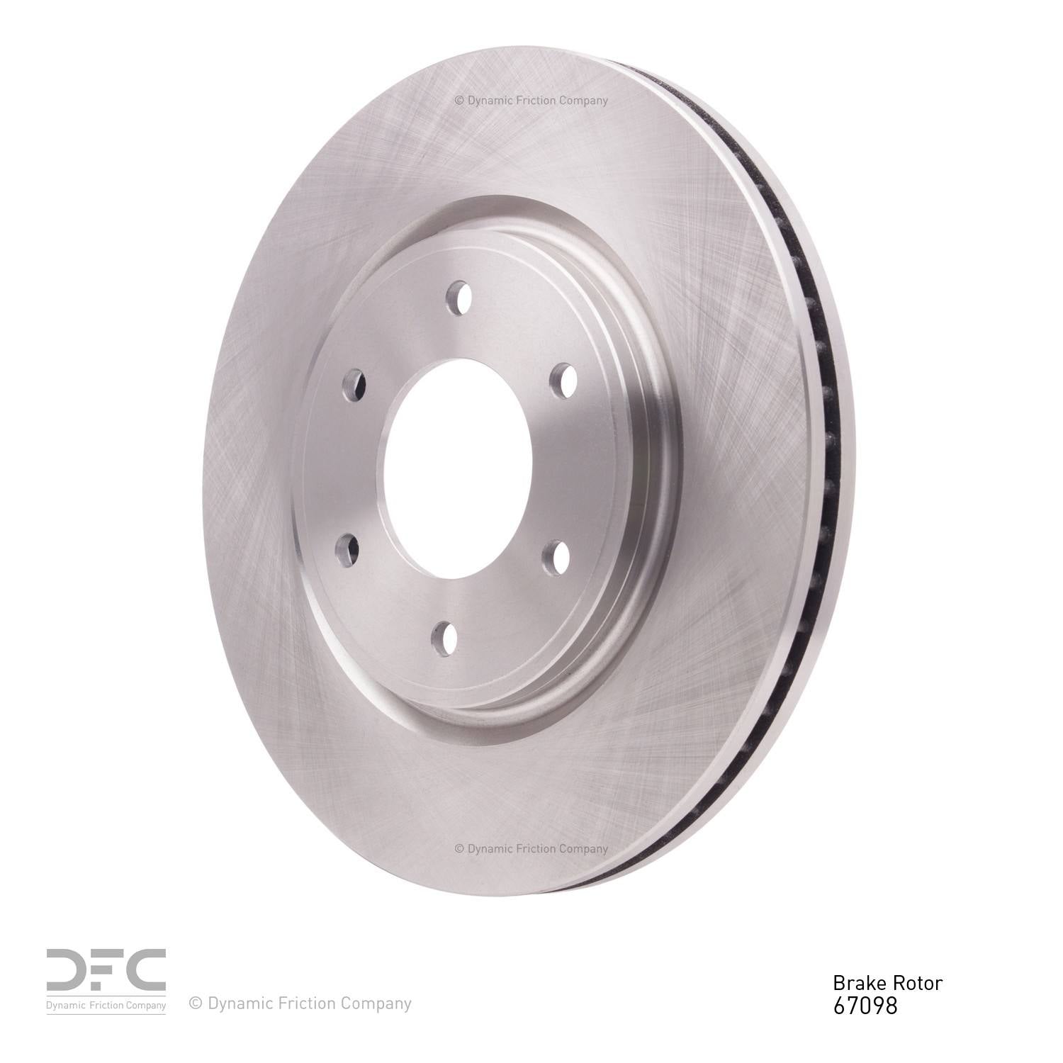 dynamic friction company disc brake rotor  frsport 604-67098