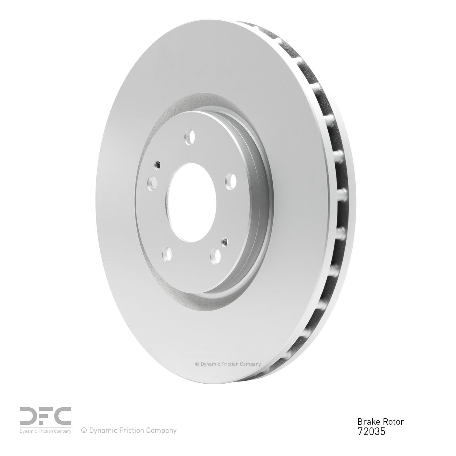 dynamic friction company disc brake rotor  frsport 604-72035