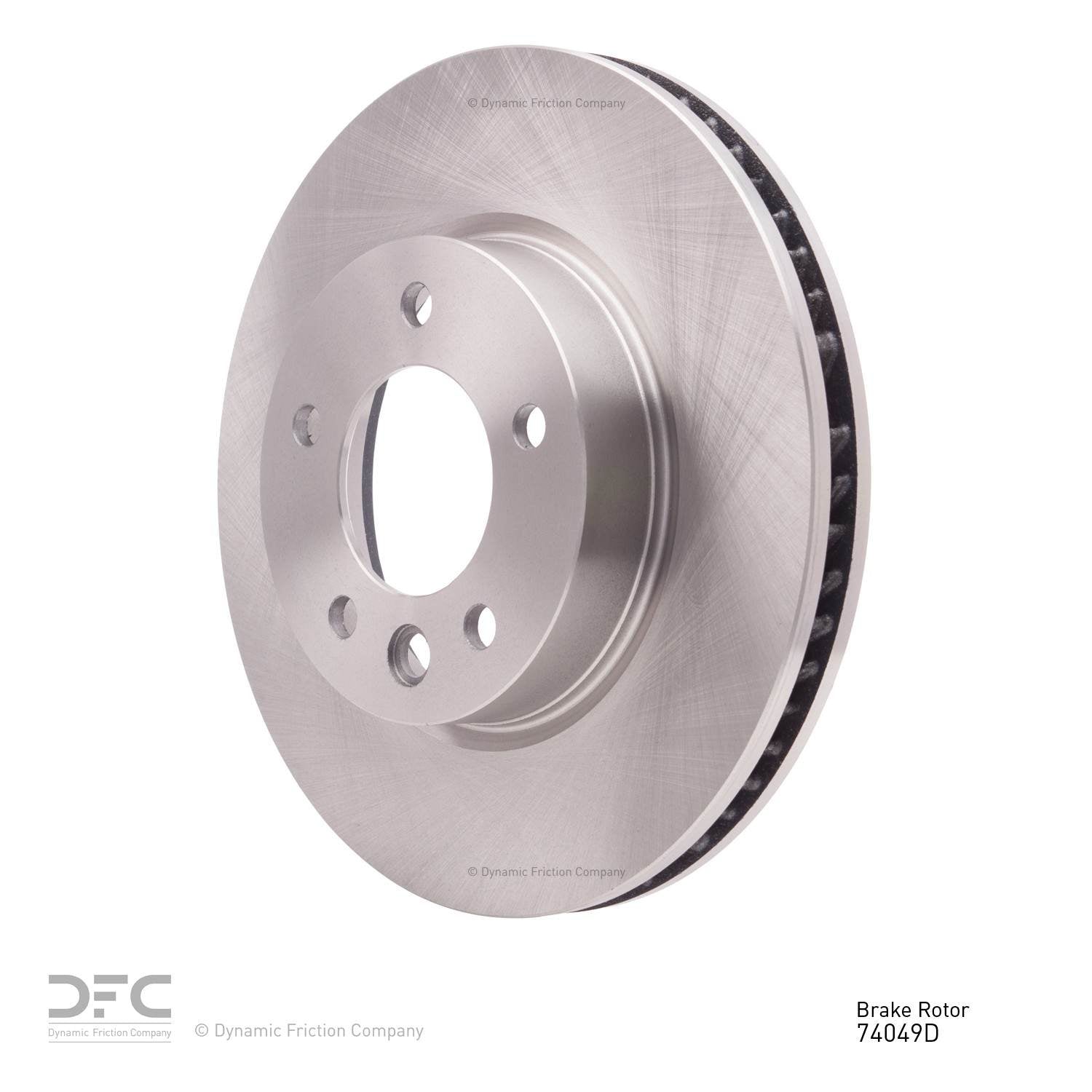 dynamic friction company disc brake rotor  frsport 604-74049d