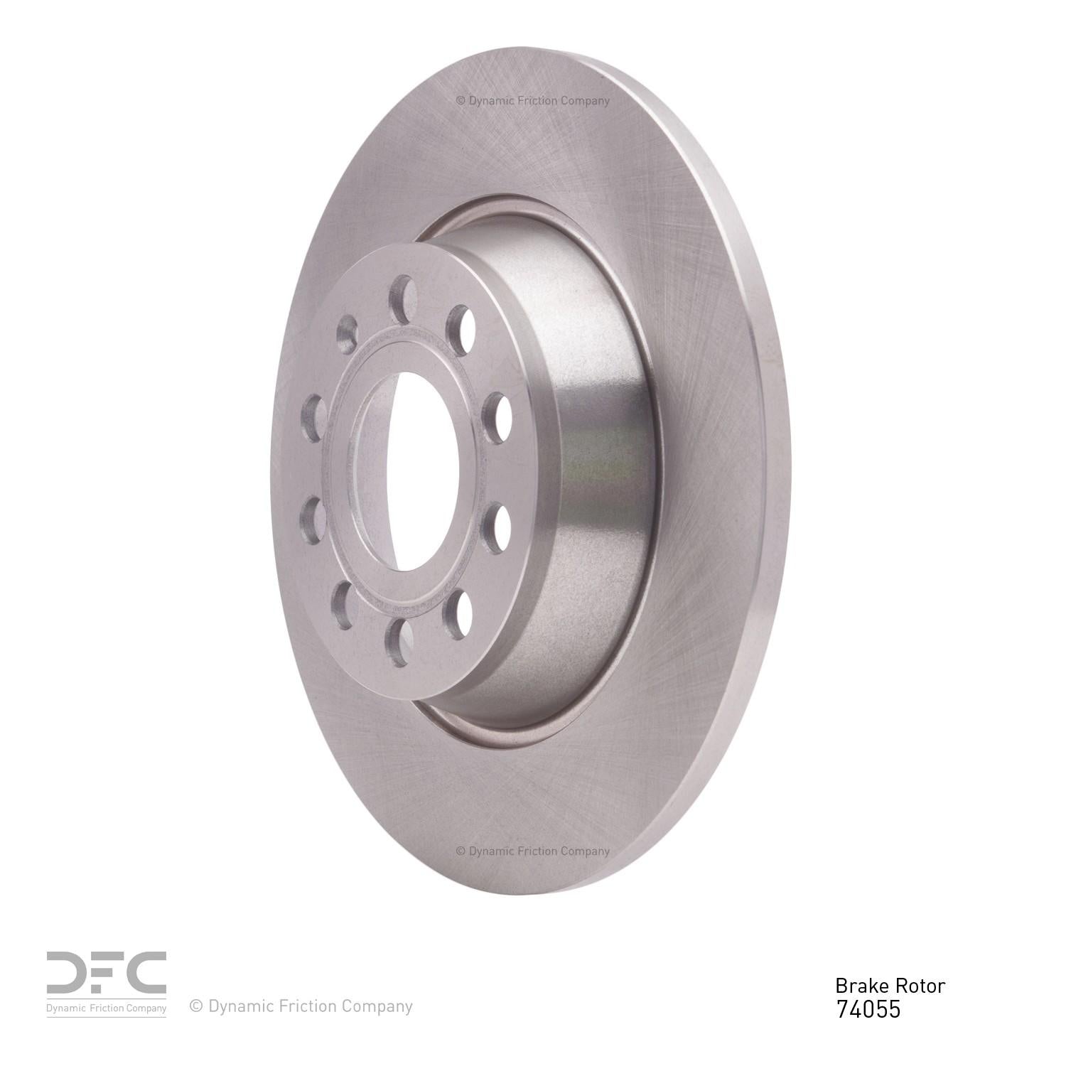 dynamic friction company disc brake rotor  frsport 604-74055