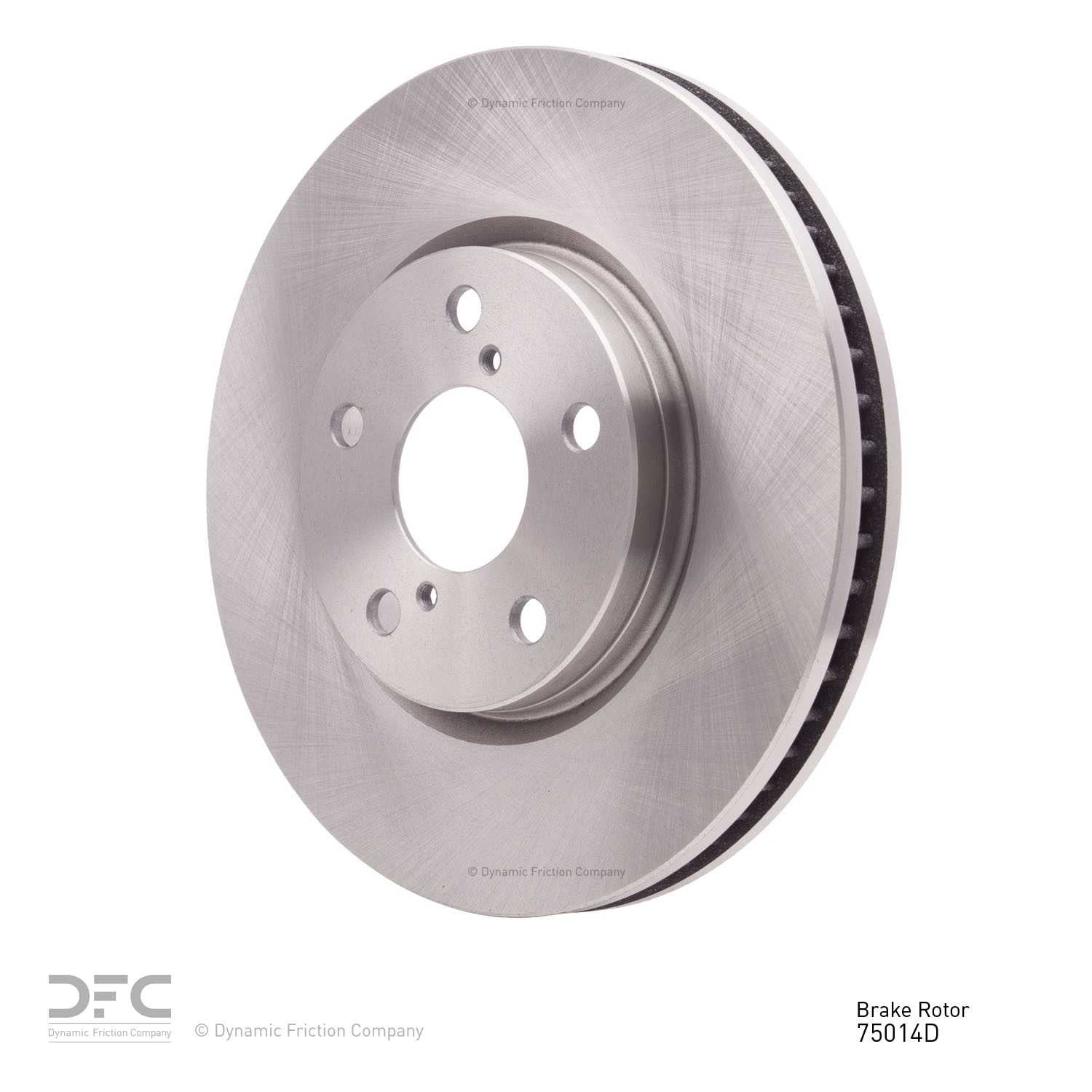 dynamic friction company disc brake rotor  frsport 604-75014d