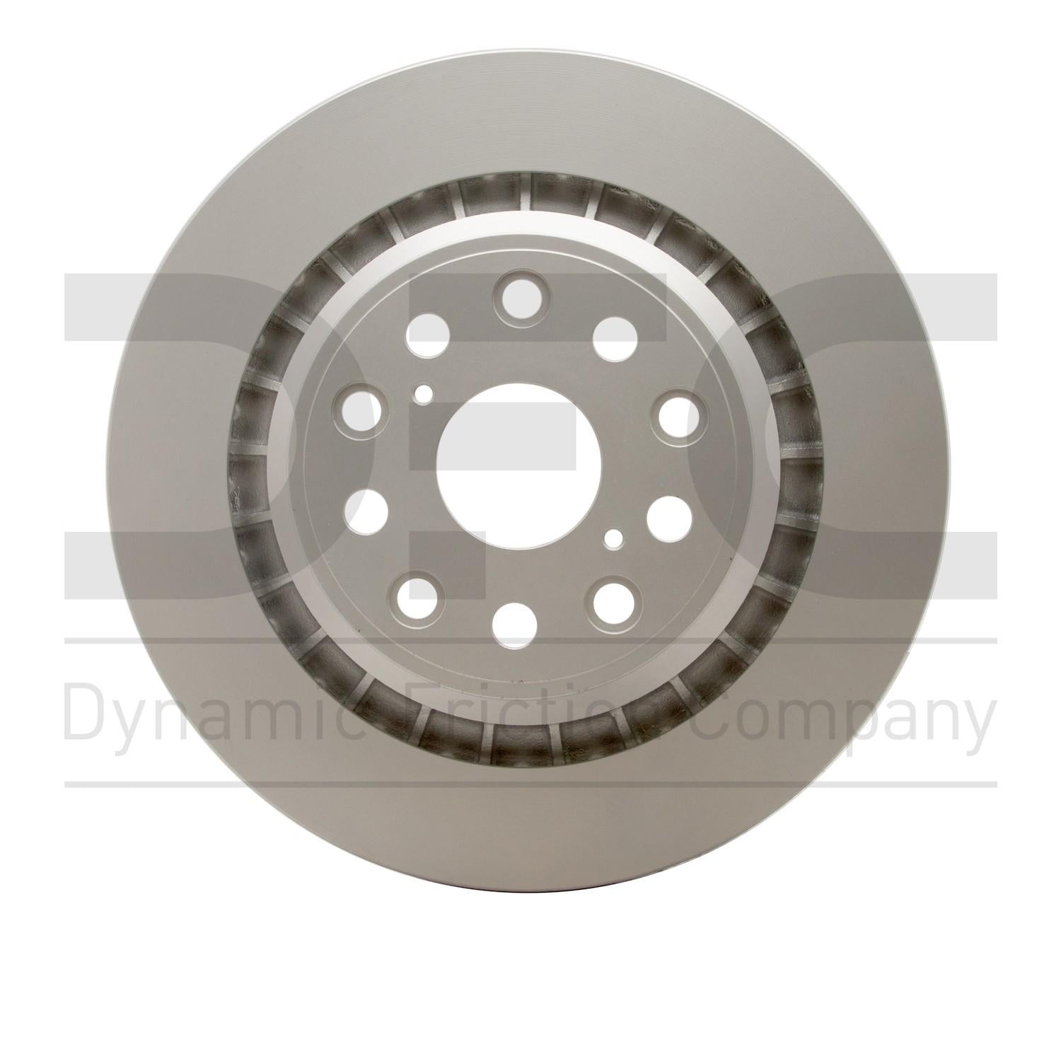 Dynamic Friction Company Disc Brake Rotor  top view frsport 604-75022D