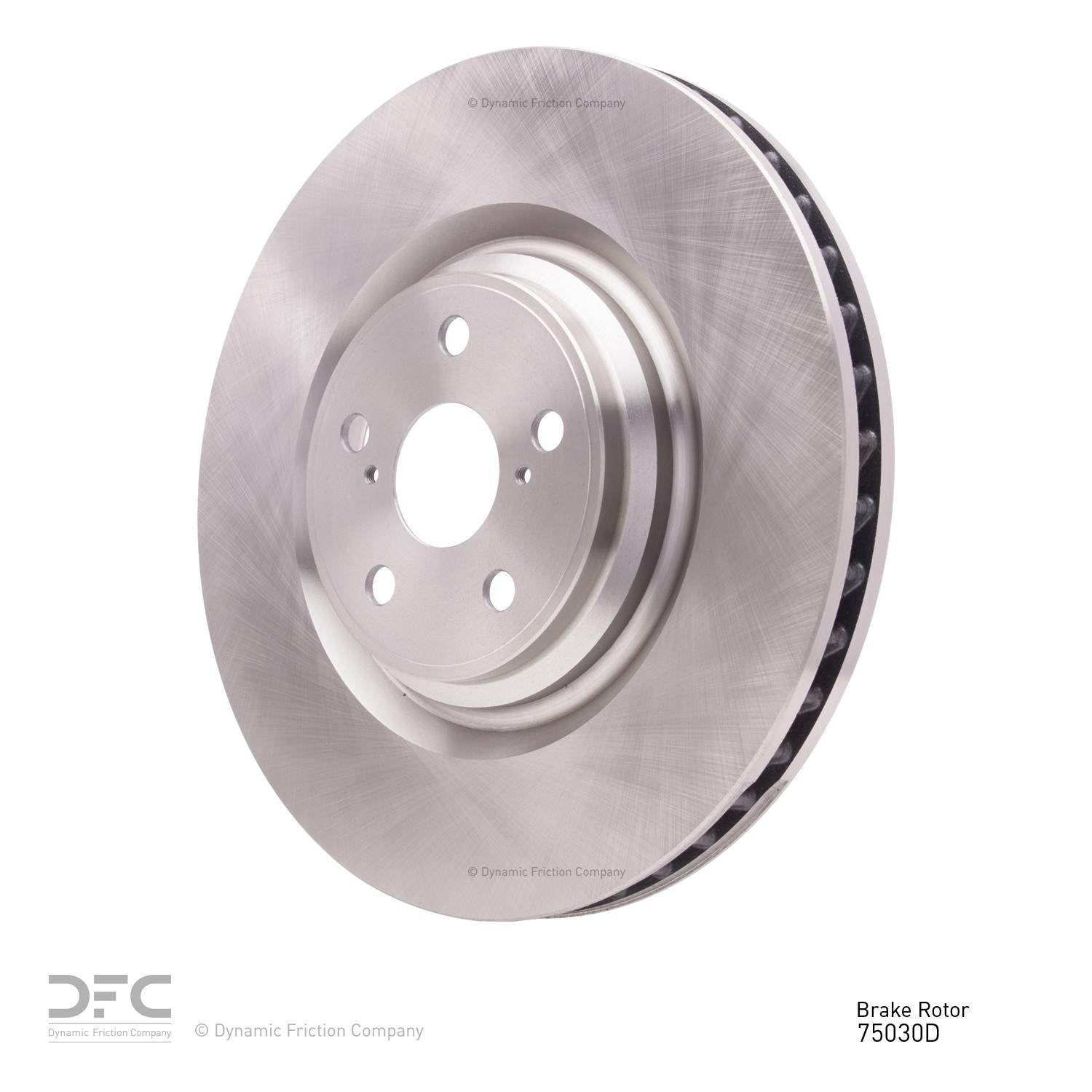 dynamic friction company disc brake rotor  frsport 604-75030d