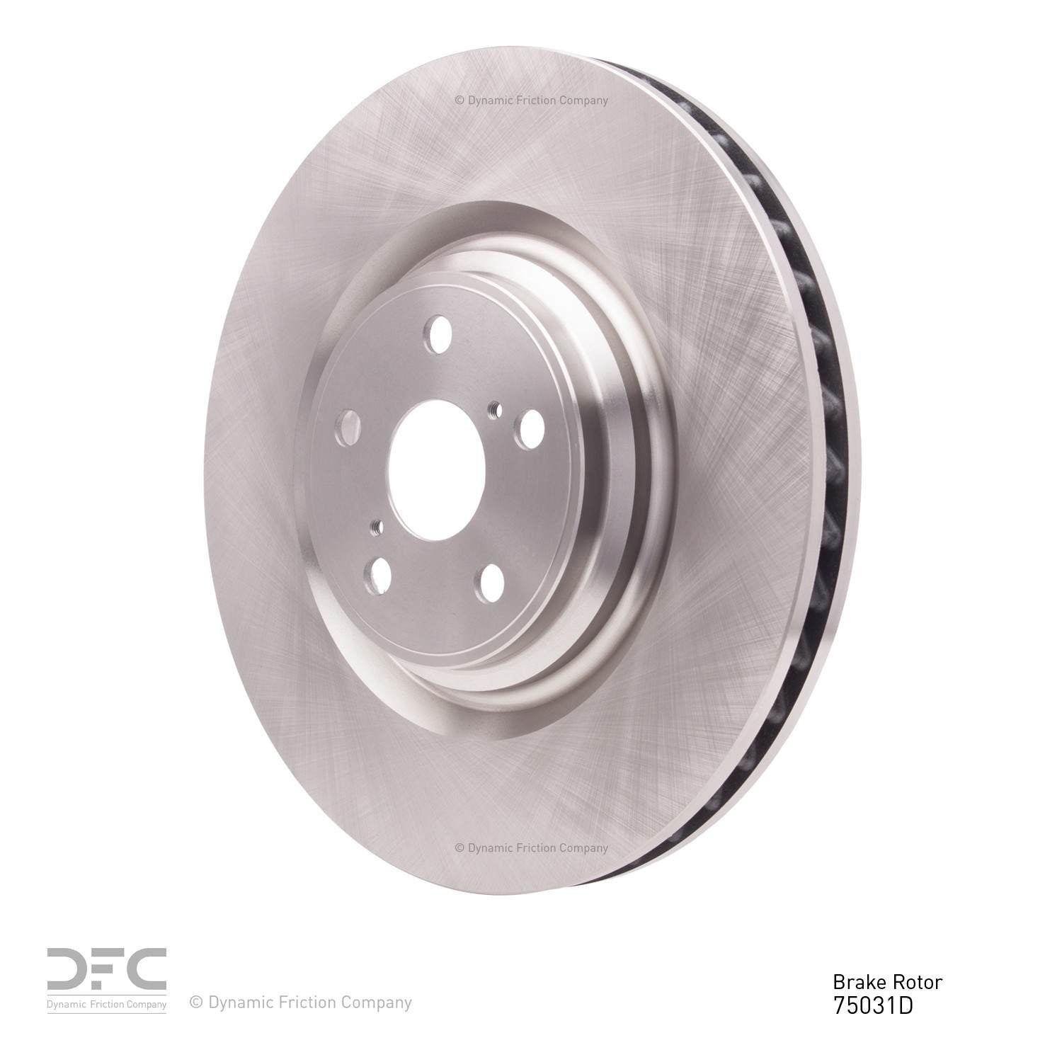 dynamic friction company disc brake rotor  frsport 604-75031d