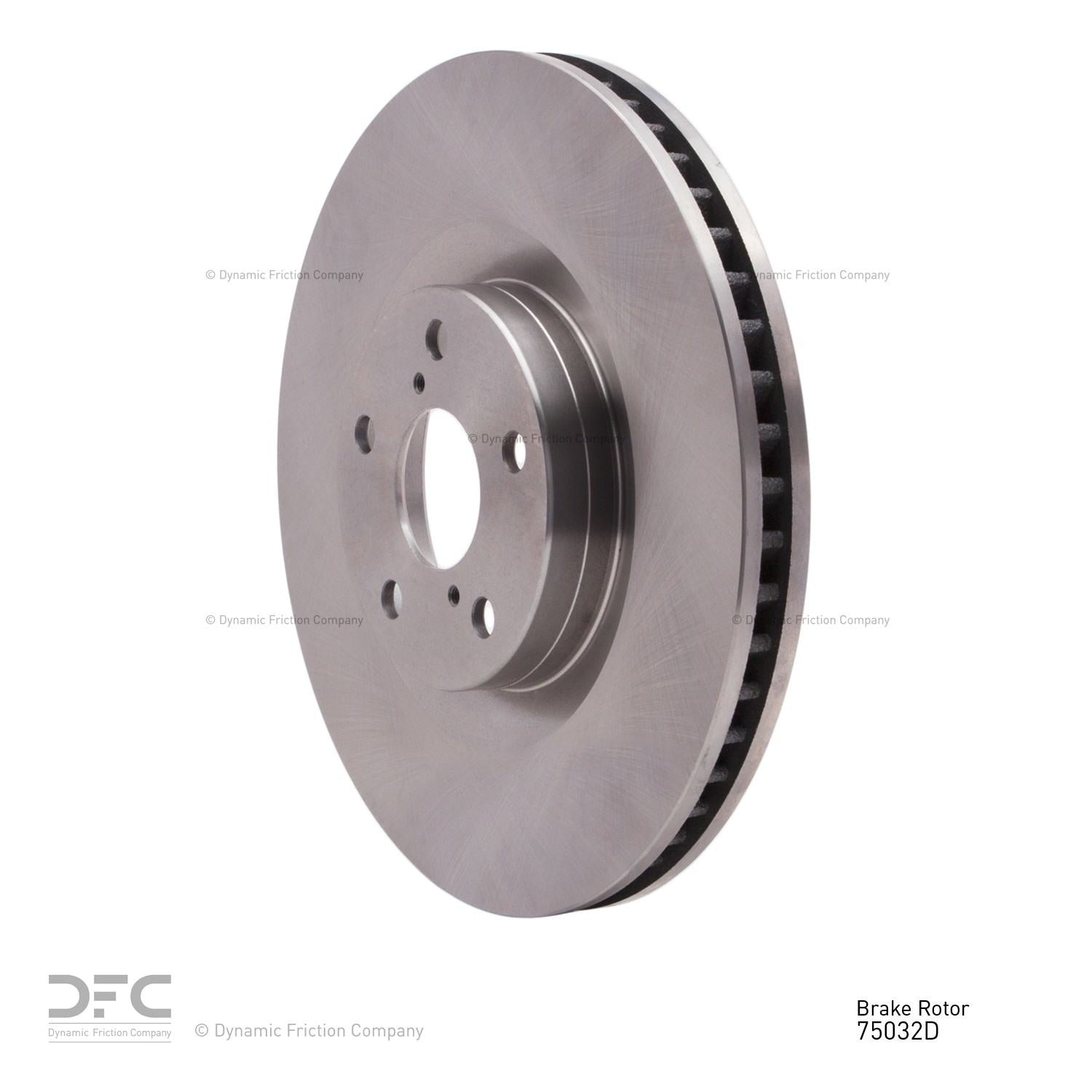 dynamic friction company disc brake rotor  frsport 604-75032d