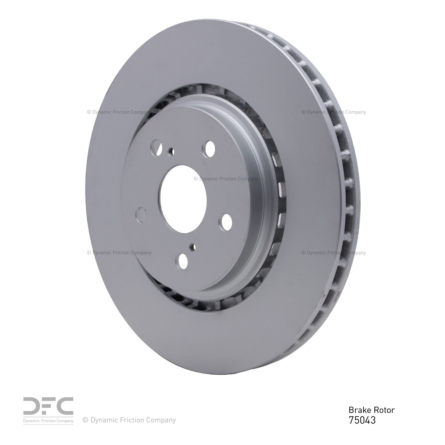 dynamic friction company disc brake rotor  frsport 604-75043