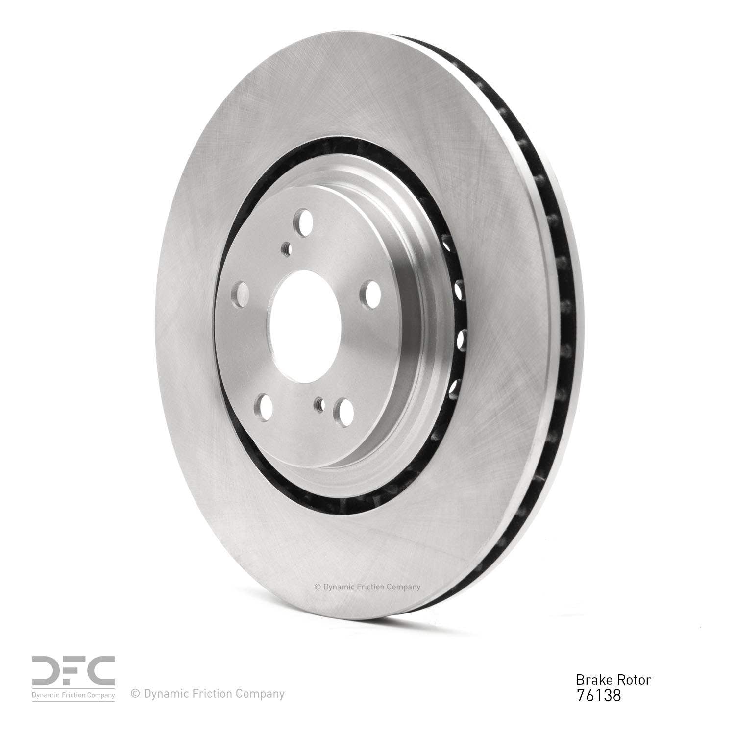 dynamic friction company disc brake rotor  frsport 604-76138