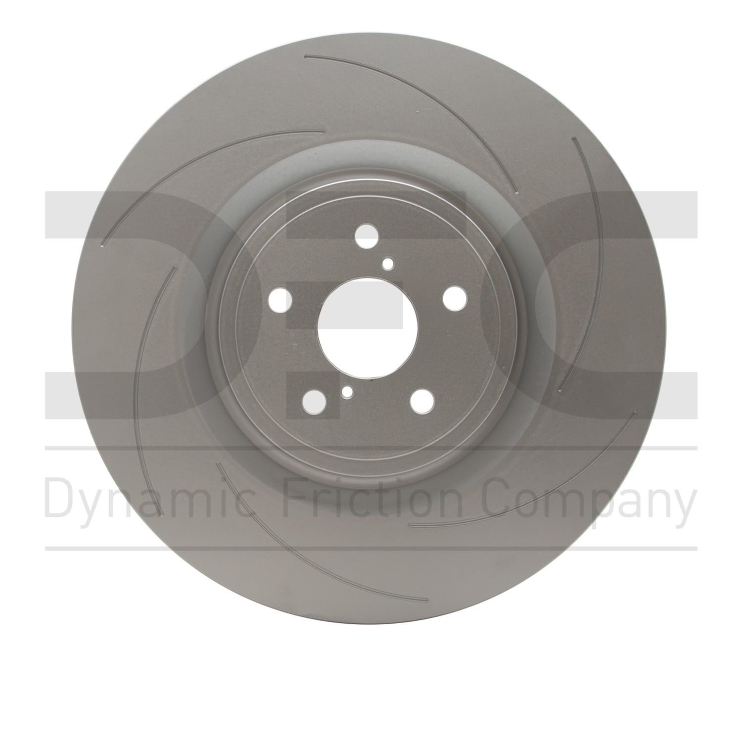 Dynamic Friction Company Disc Brake Rotor  top view frsport 614-75037D