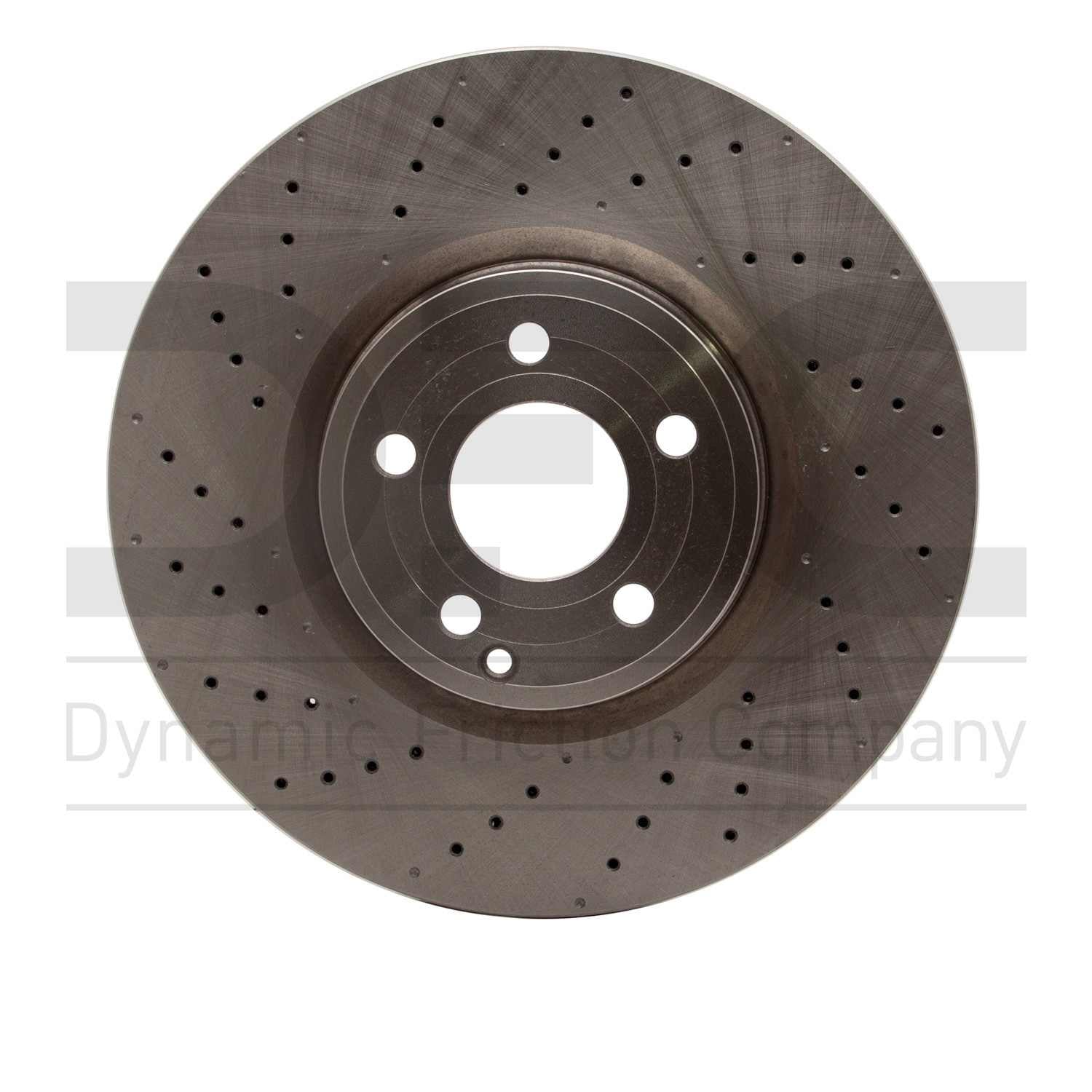 Dynamic Friction Company Disc Brake Rotor  top view frsport 620-63105