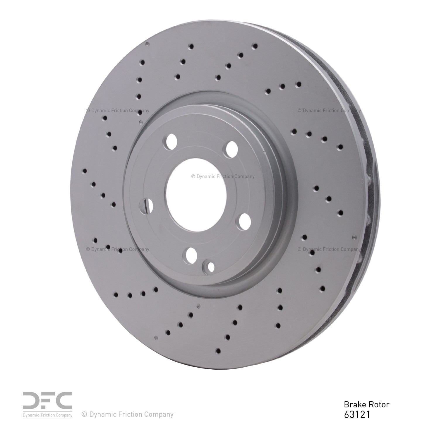 dynamic friction company disc brake rotor  frsport 620-63121