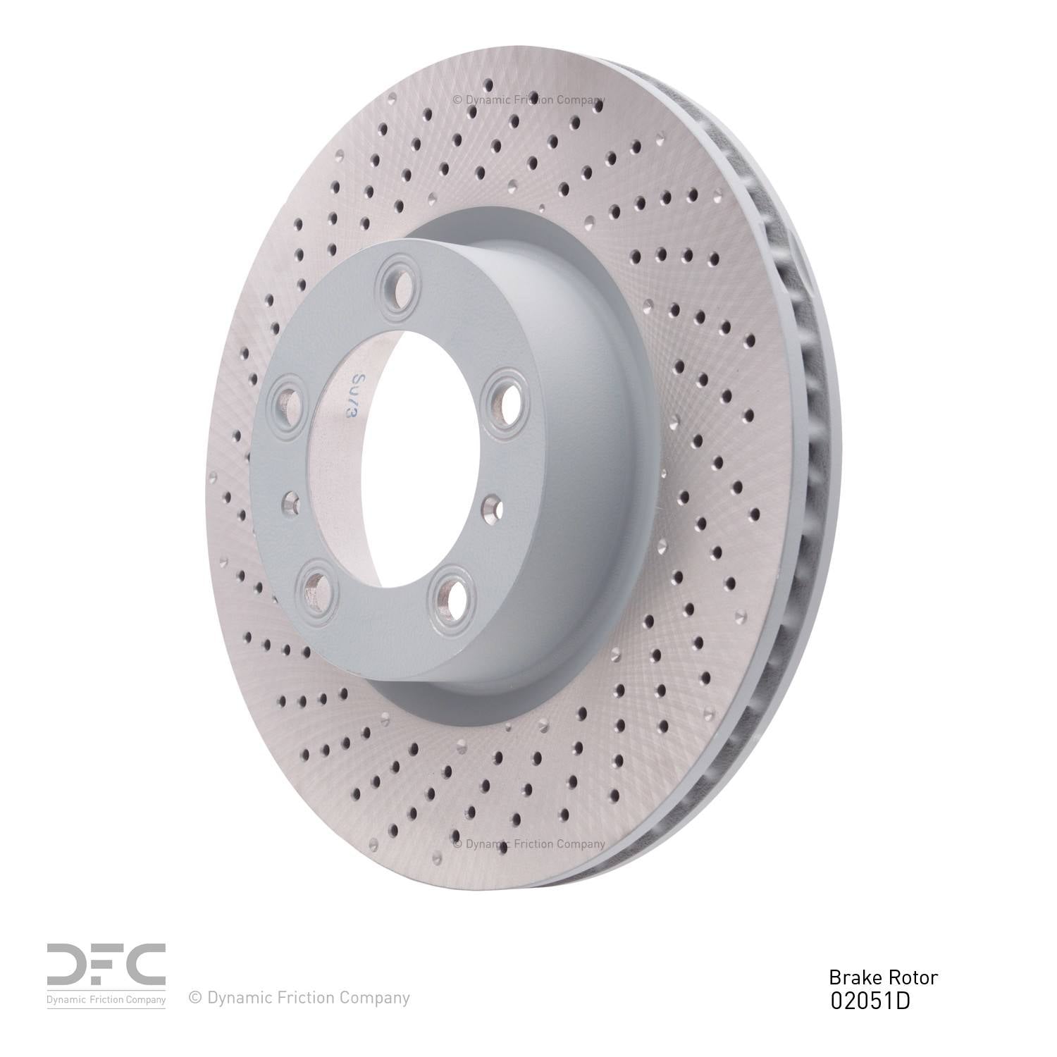 dynamic friction company disc brake rotor  frsport 624-02051d