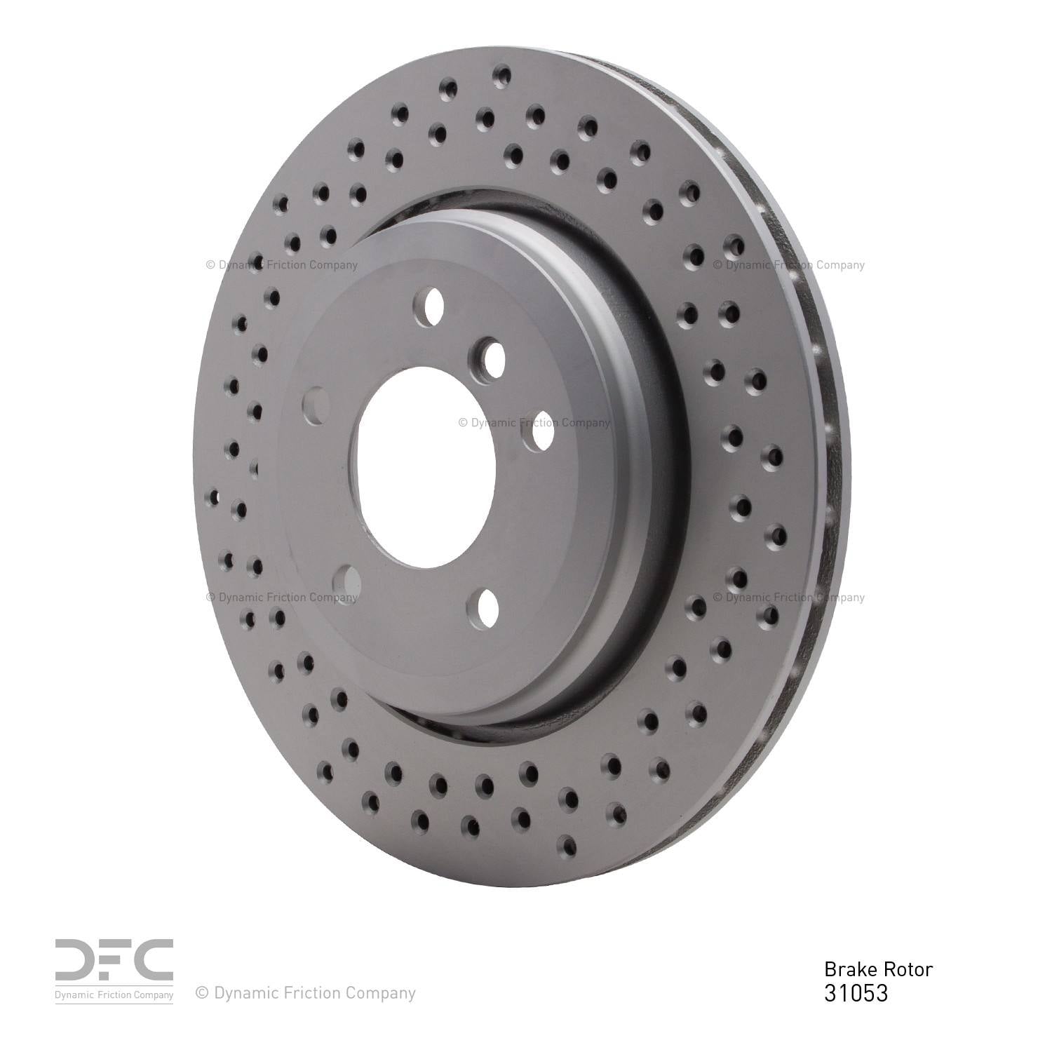 dynamic friction company disc brake rotor  frsport 624-31053