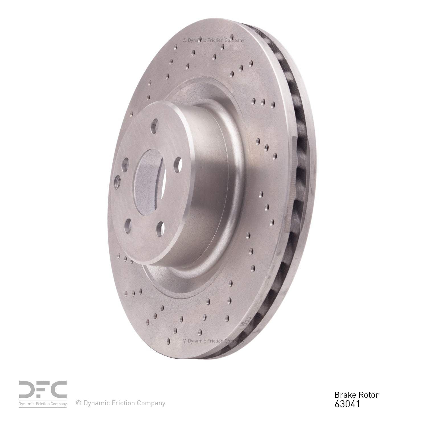 dynamic friction company disc brake rotor  frsport 624-63041